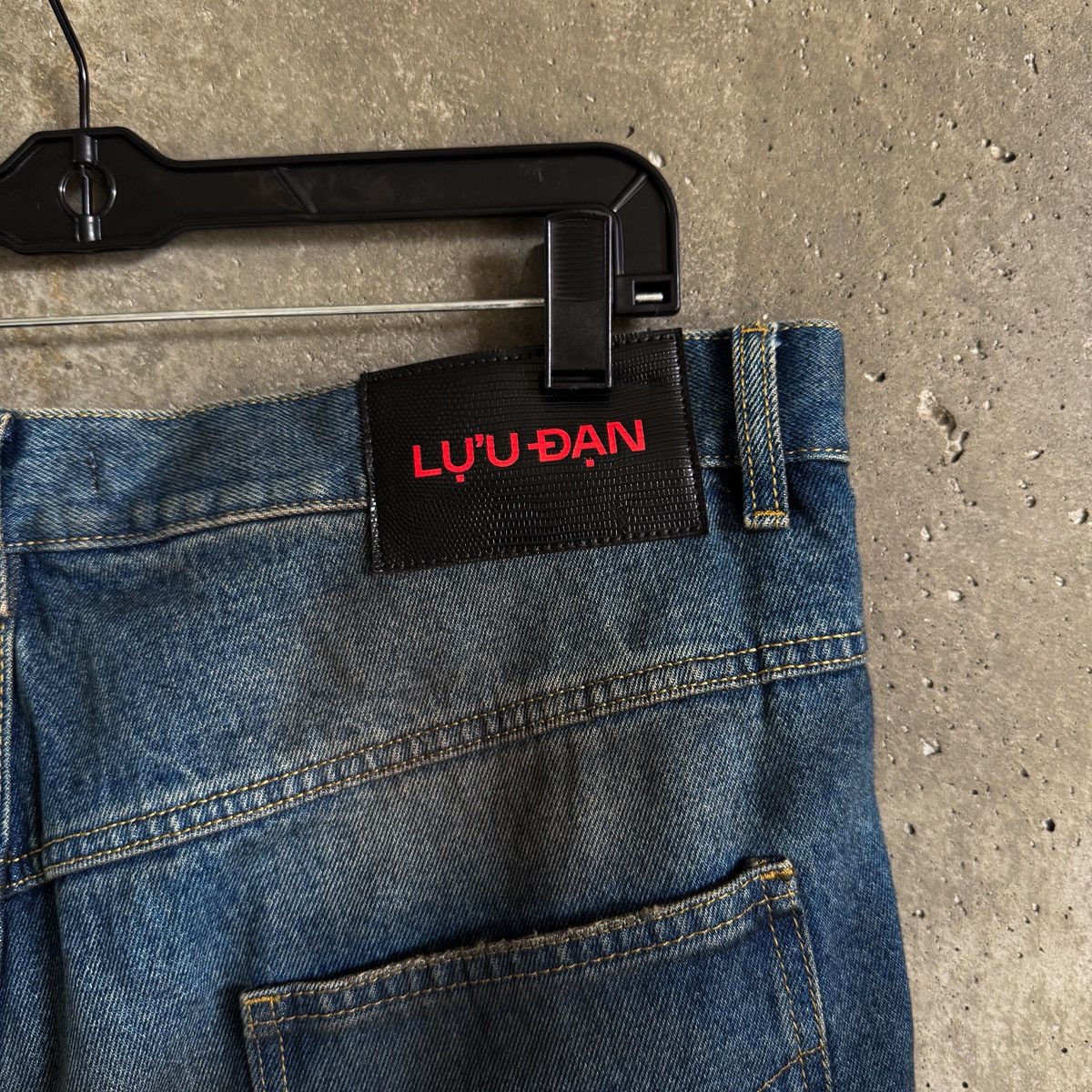 LUU DAN Lu'u Dan Kriss Kross Denim Shorts Size US 36 / EU 52 - 4 Thumbnail