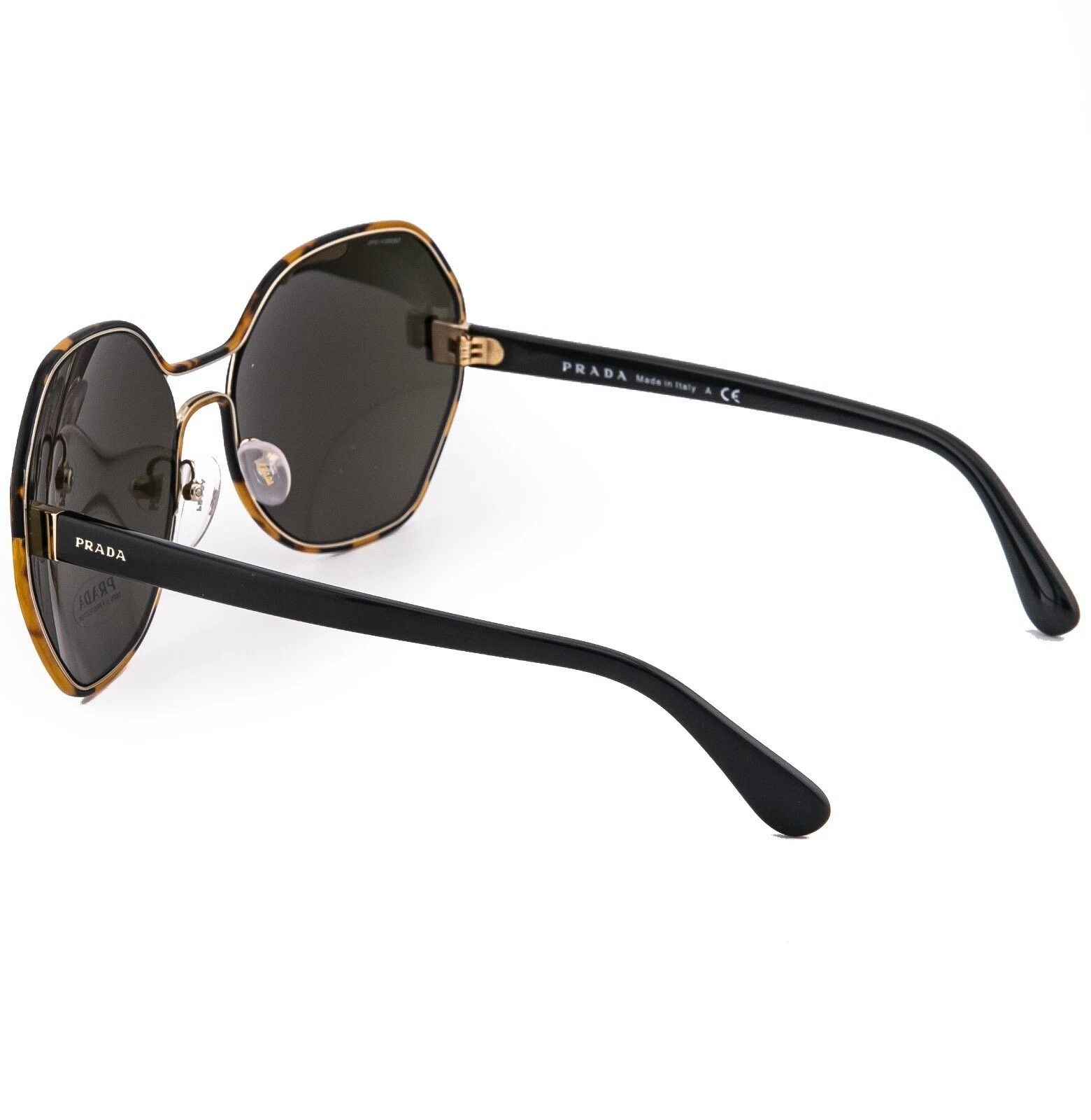 Prada PRADA 53T MOD EVOLUTION PR53TS Black Geometric Sunglasses Size ONE SIZE - 2 Thumbnail