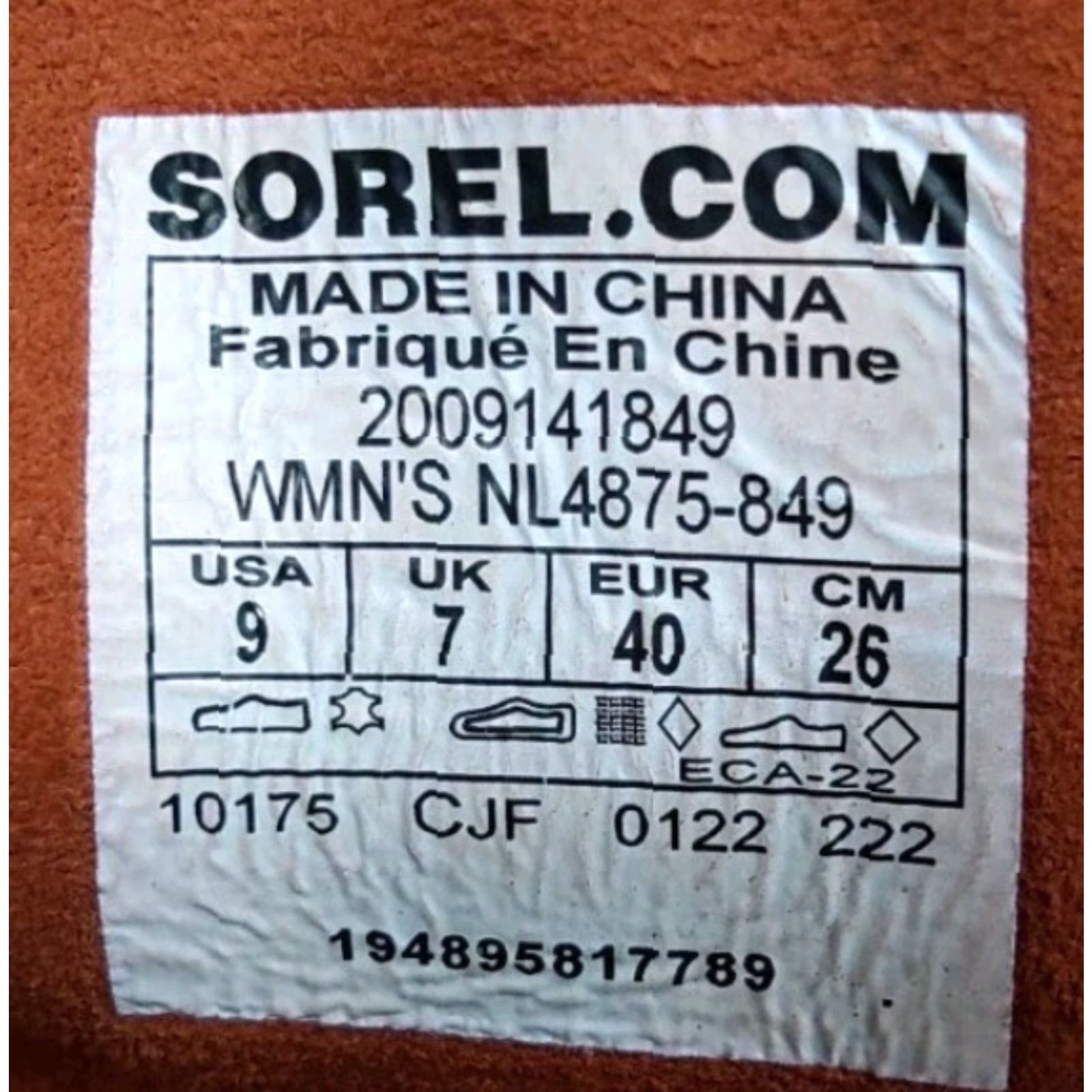 SOREL VINTAGE NWOT Sorel Hi-Line Boots Women Orange Waterproof Lace-Up 9 Hallmark: Mid-Calf? Size US 9 / IT 39 - 8 Thumbnail