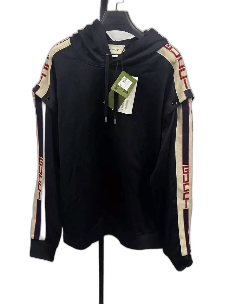 Gucci Gucci Black Long Sleeve Hoodie for Men-yf Size US M / EU 48-50 / 2 - 1 Thumbnail
