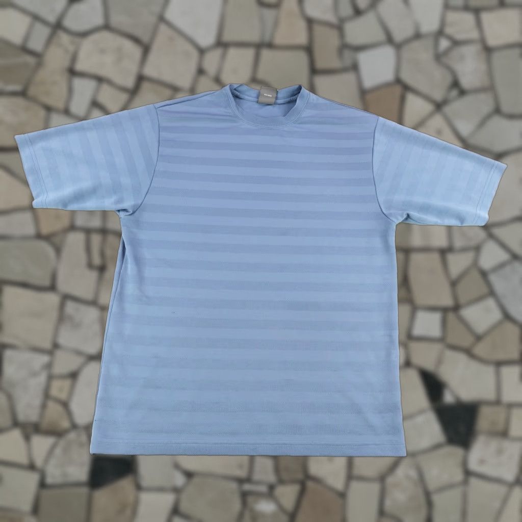 Oakley VINTAGE Oakley Shirt Mens Large Blue Stripes Software Performance Flex Y2K ^ Size US L / EU 52-54 / 3 - 1 Thumbnail