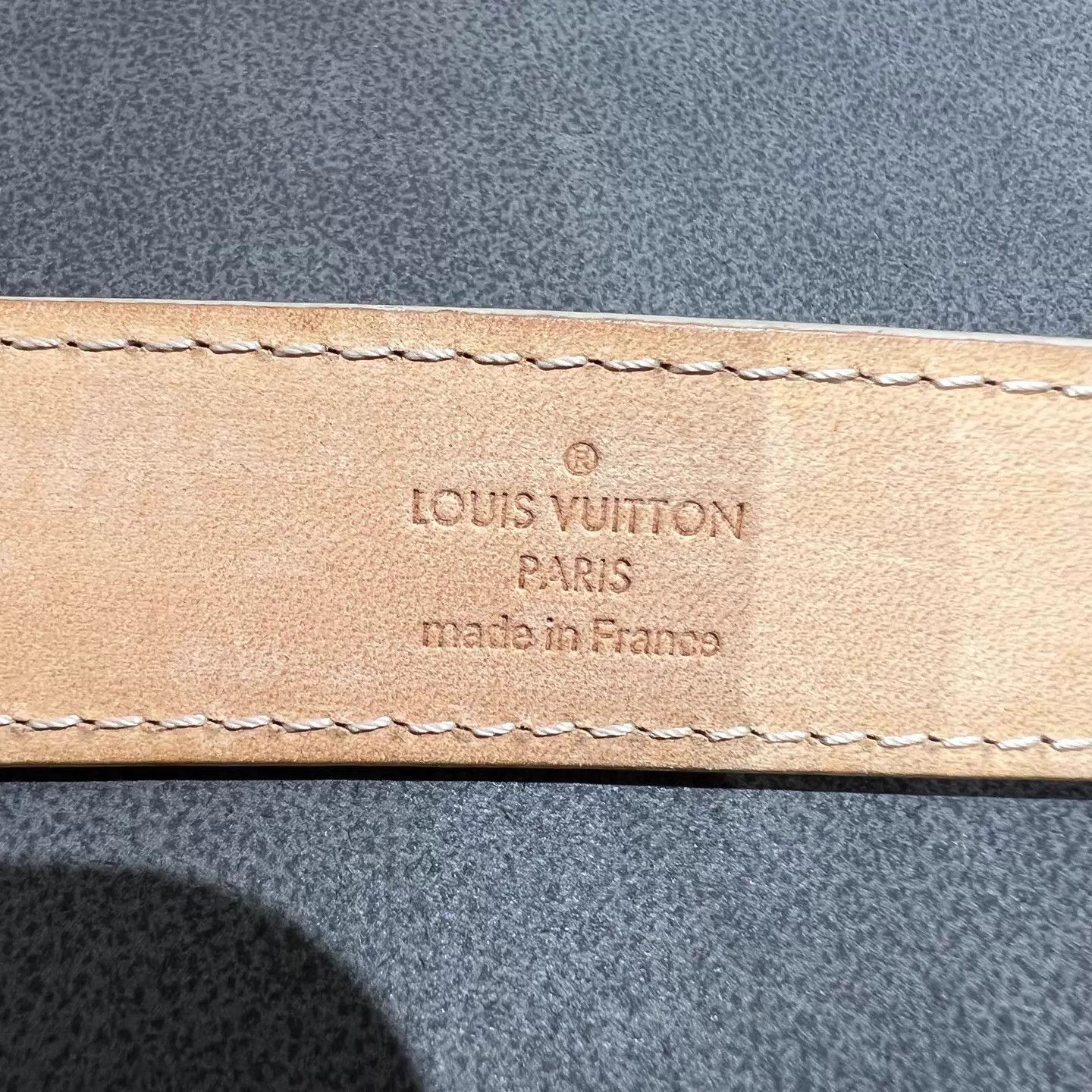 Louis Vuitton LOUIS VUITTON White Damier Belt 80 99 New Size ONE SIZE - 3 Thumbnail