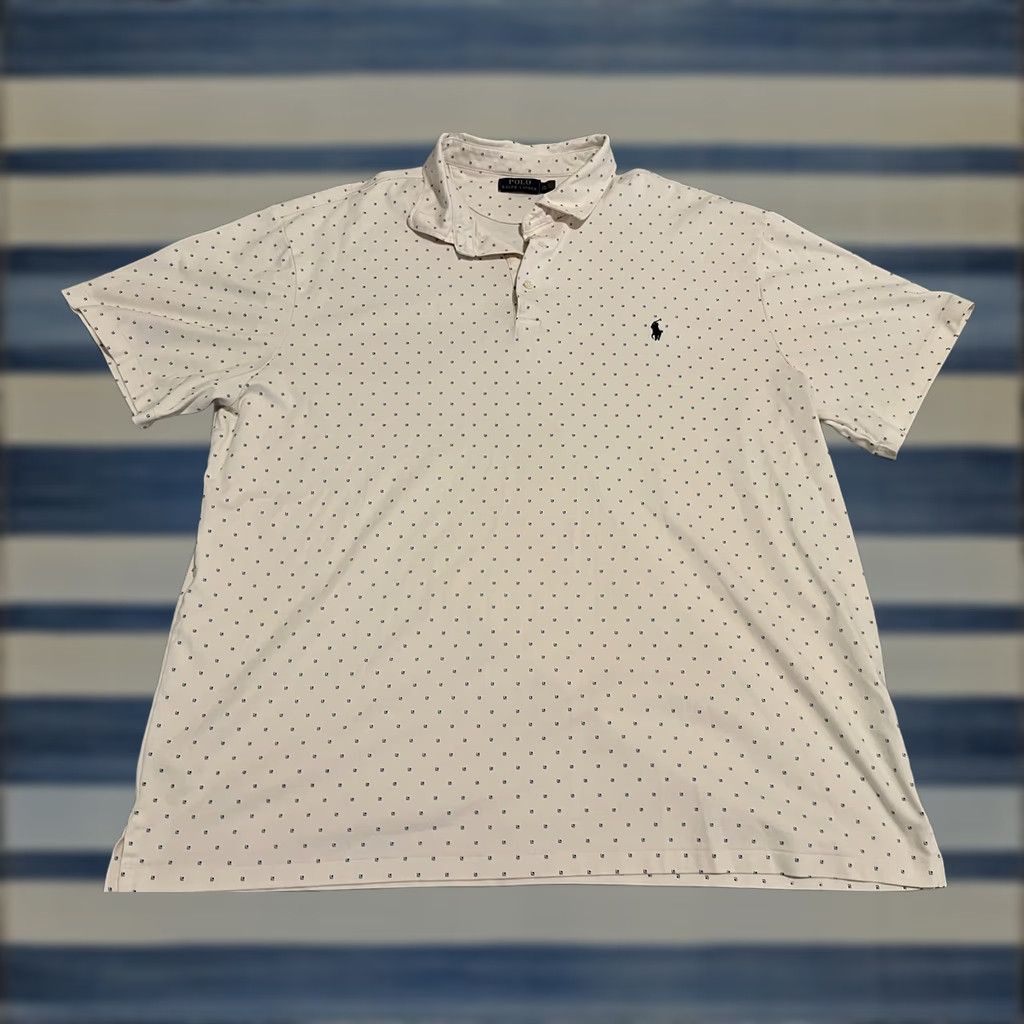 Polo Ralph Lauren Polo Ralph Lauren Polo Shirt Mens 2XLT Short Sleeve White Polo Shirt Mens 2XLT - Short Sleeve Shirt 2XLT Men's White Polo Ralph Lauren Size US XXL / EU 58 / 5 - 1 Thumbnail