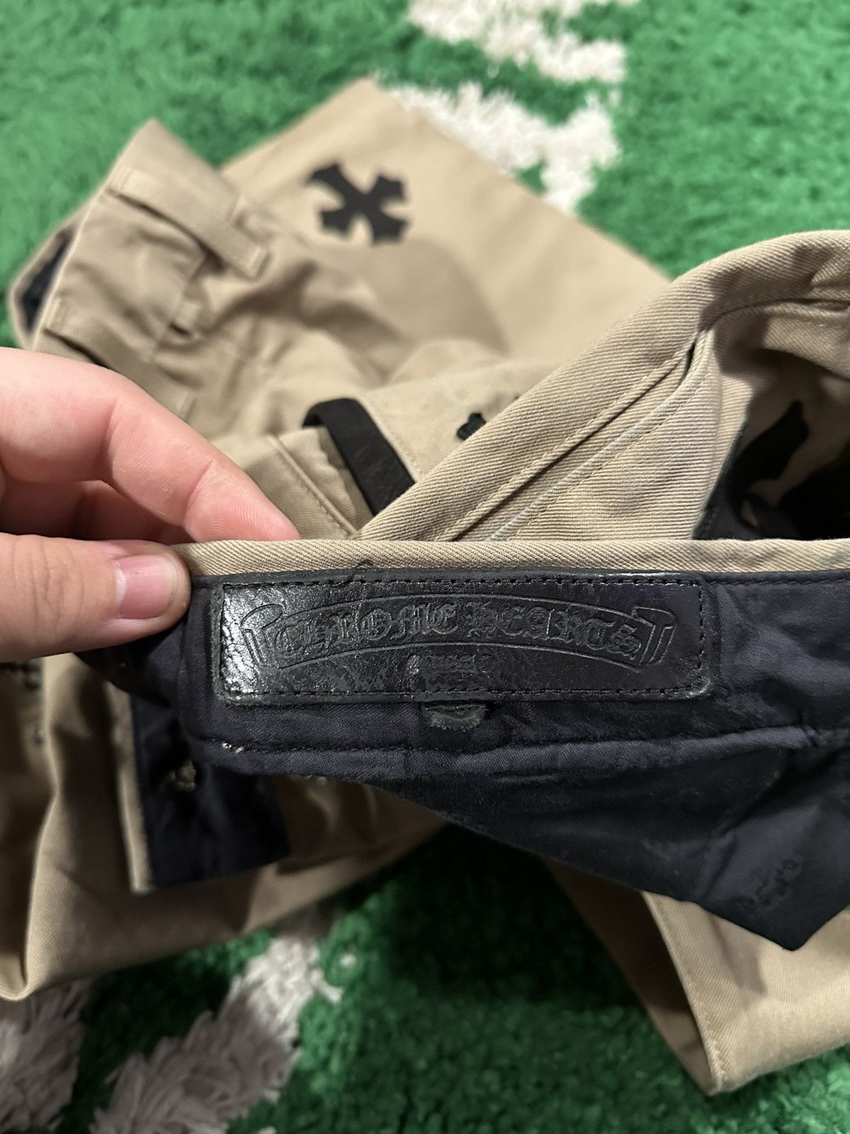 Chrome Hearts Chrome Hearts 40 Patch Tan Chino Pants Size US 34 / EU 50 - 13 Thumbnail