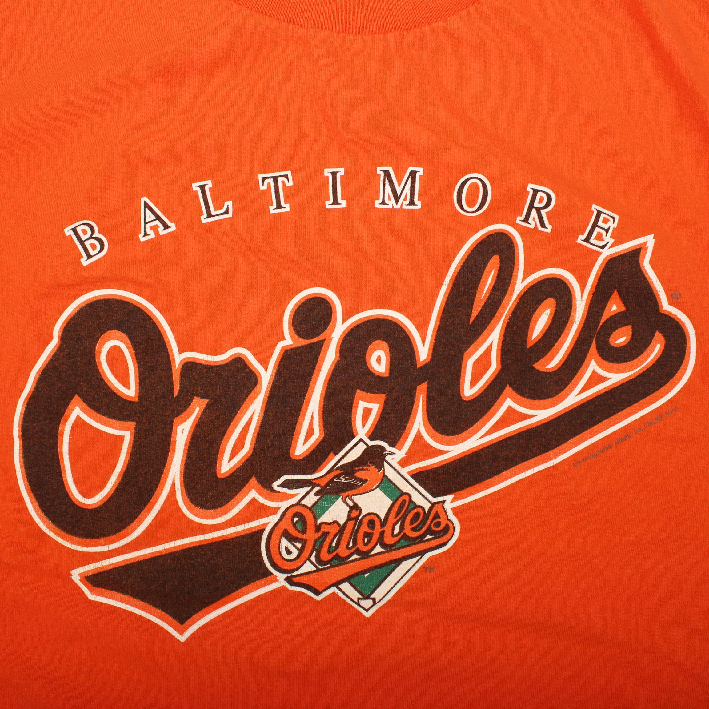 MLB 90s Baltimore Orioles MLB T-Shirt Lee Sport Size US L / EU 52-54 / 3 - 3 Thumbnail