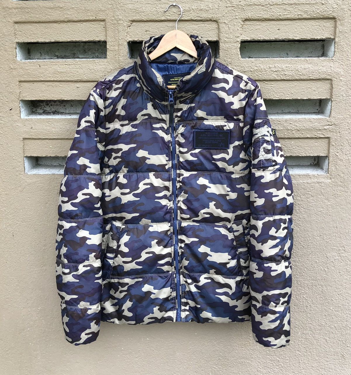 Alpha Industries Alpha Industries Camo Down Feather Puffer Jacket Size US M / EU 48-50 / 2 - 3 Thumbnail