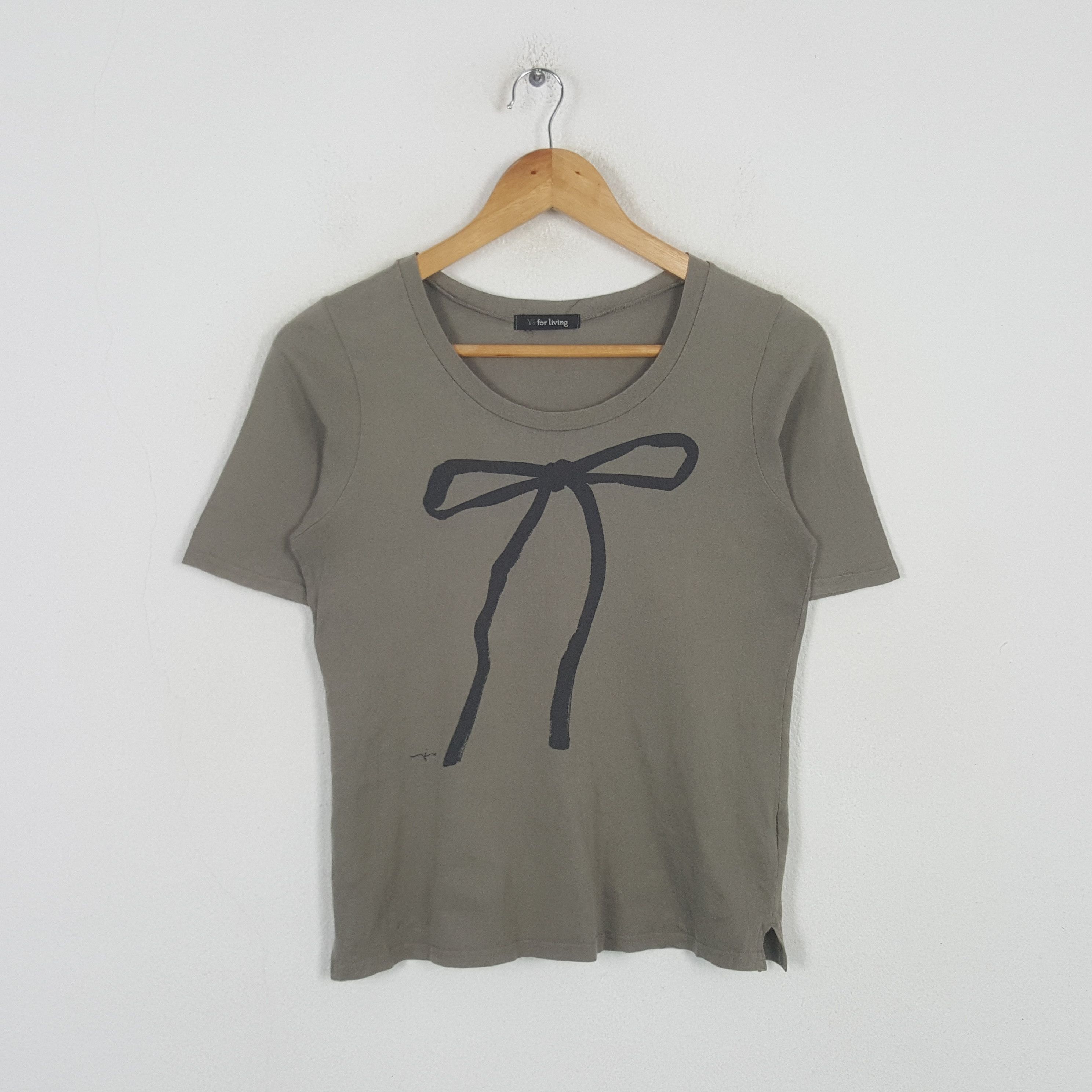 Yohji Yamamoto Vintage Y's For Living by Yohji Yamamoto Japan Tshirt RR13 Size US XS / EU 42 / 0 - 1 Thumbnail