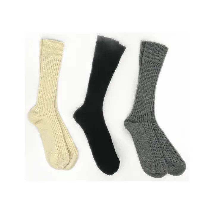 AMI AMIPARIS FW22 Heart Logo Embroidered Knitted Socks -2507 Size ONE SIZE - 2 Thumbnail