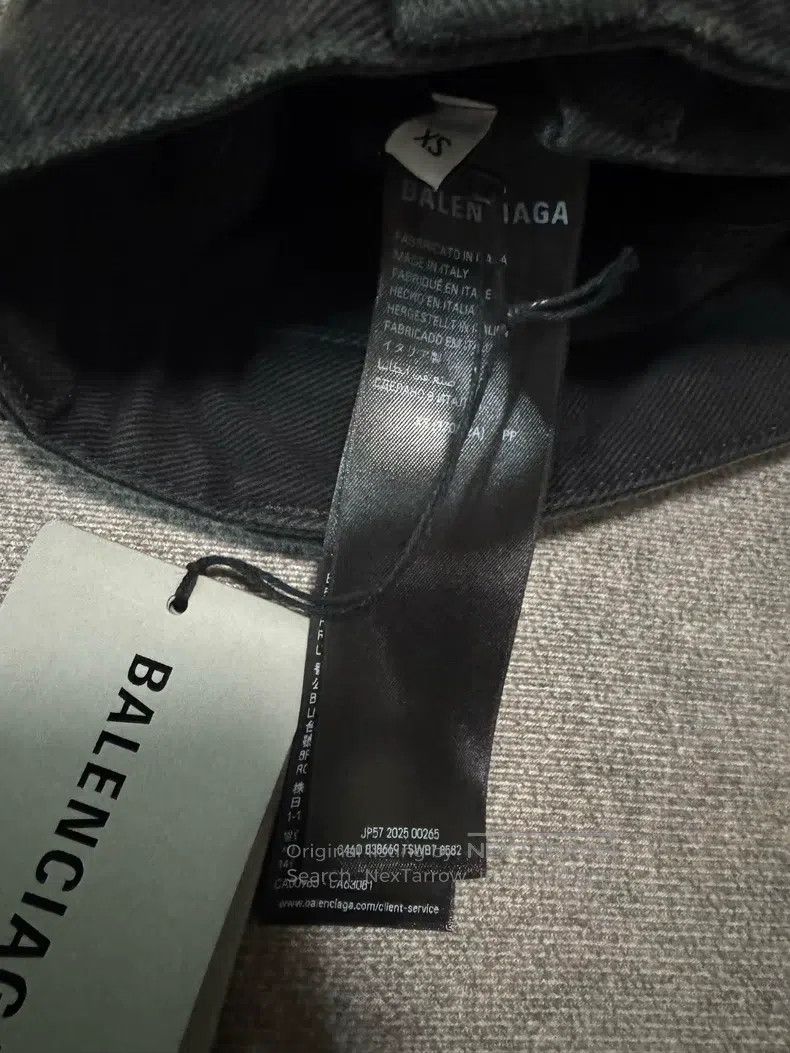 Balenciaga Balenciaga size XS Workwear Axed Washed Denim Shorts, XS S Size US 27 - 4 Thumbnail