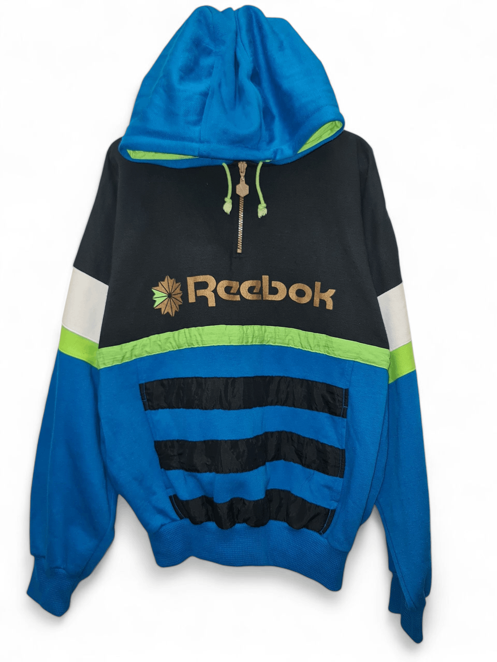 Reebok 90s Vintage Made In Korea Reebok hoodie Size US M / EU 48-50 / 2 - 1 Thumbnail