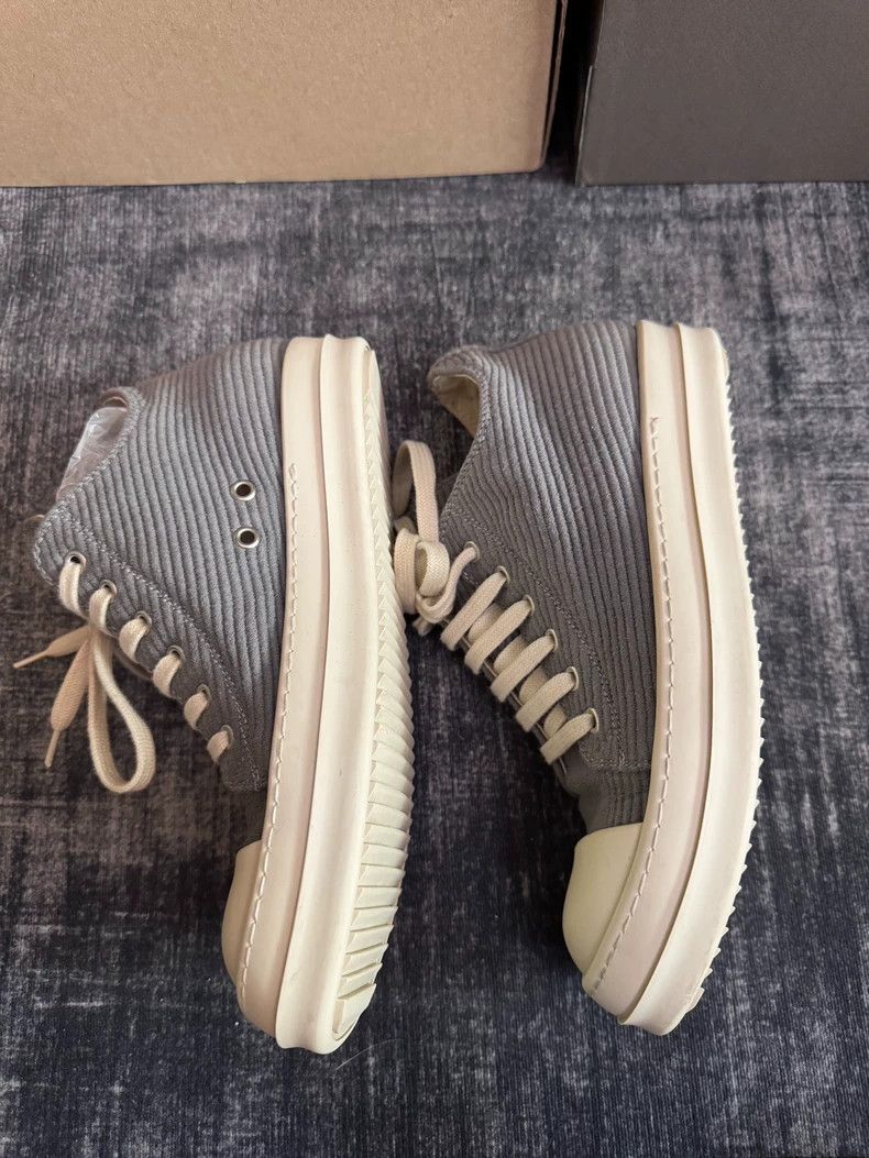 Rick Owens Rick Owens Grey Corduroy Big Converse shoes Size US 8 / IT 38 - 4 Thumbnail