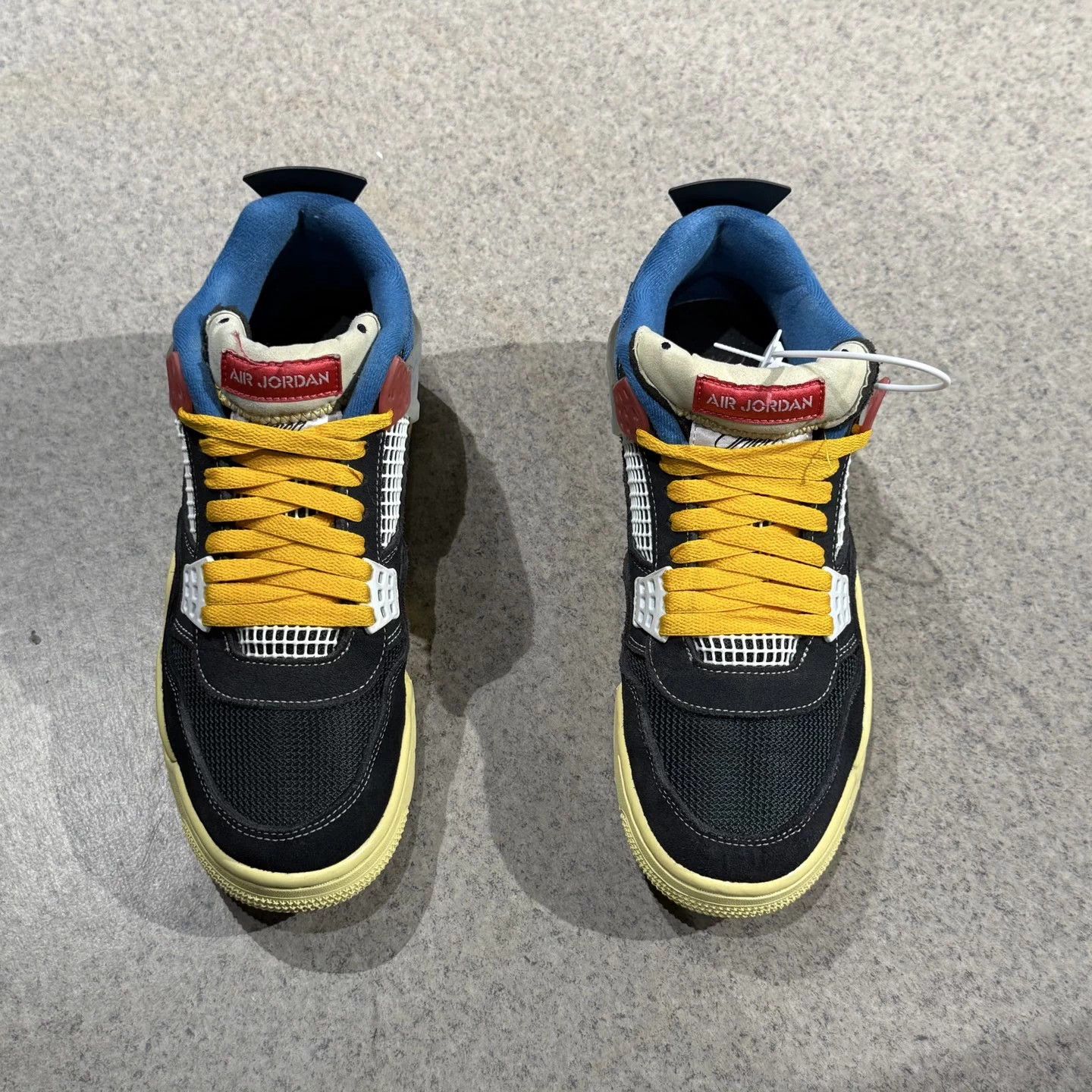 Nike AJ4 Union Black/Blue 42.5 Mint Box Size US 9.5 / EU 42-43 - 5 Thumbnail