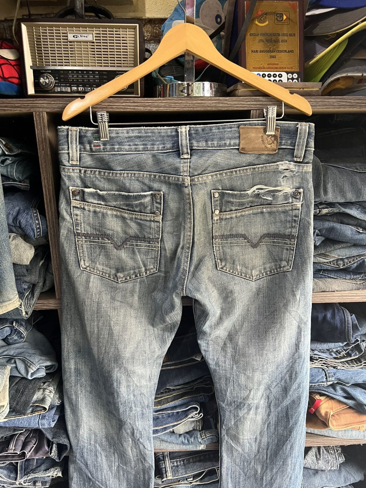 🔥Vintage Diesel Cardiel Made in Italy Distressed Denim