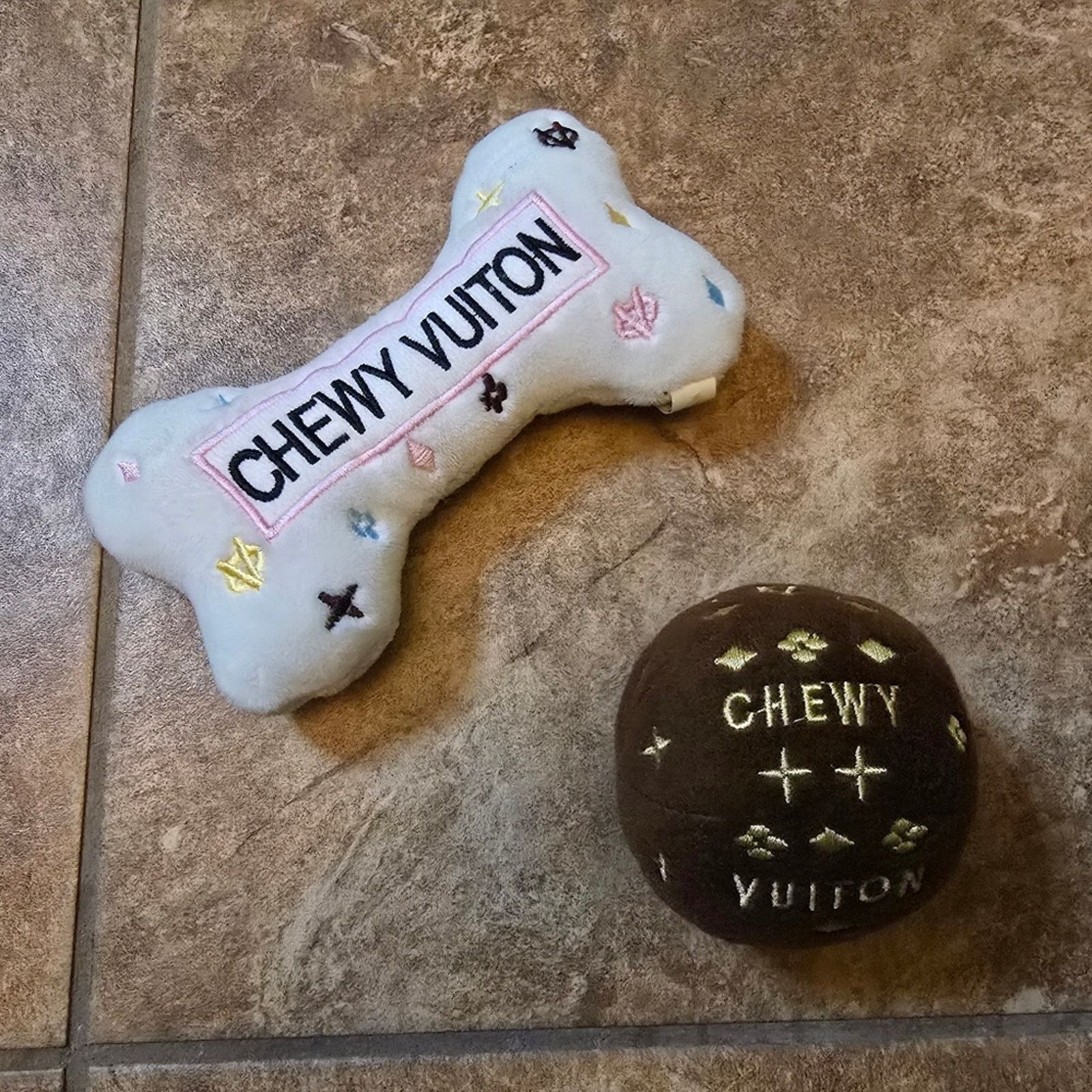 Other Chewy Vuiton Collection Dog Toy 2 Bundle Size ONE SIZE - 1 Thumbnail