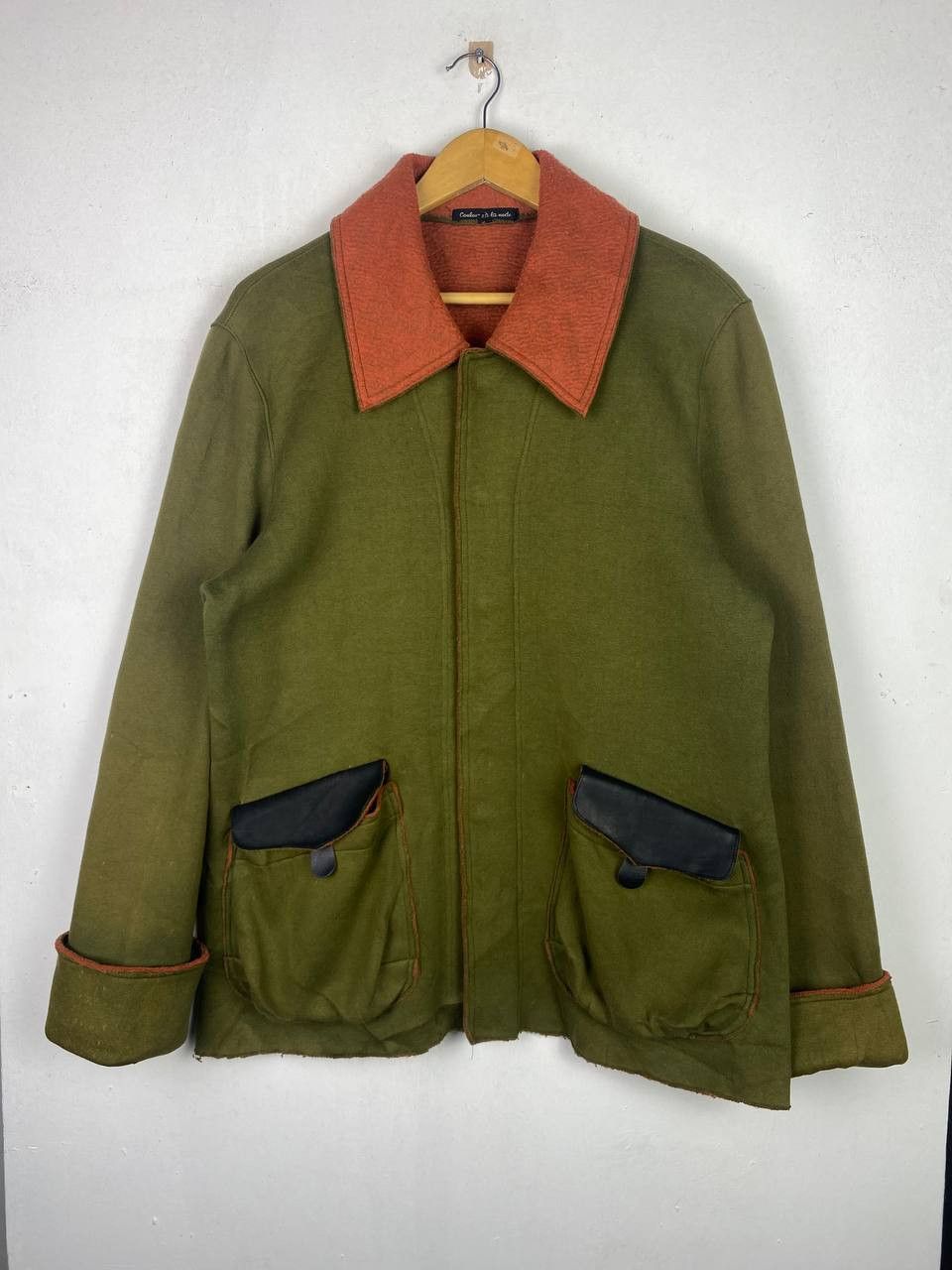 japanese brands cotton jacket nice big pocket design