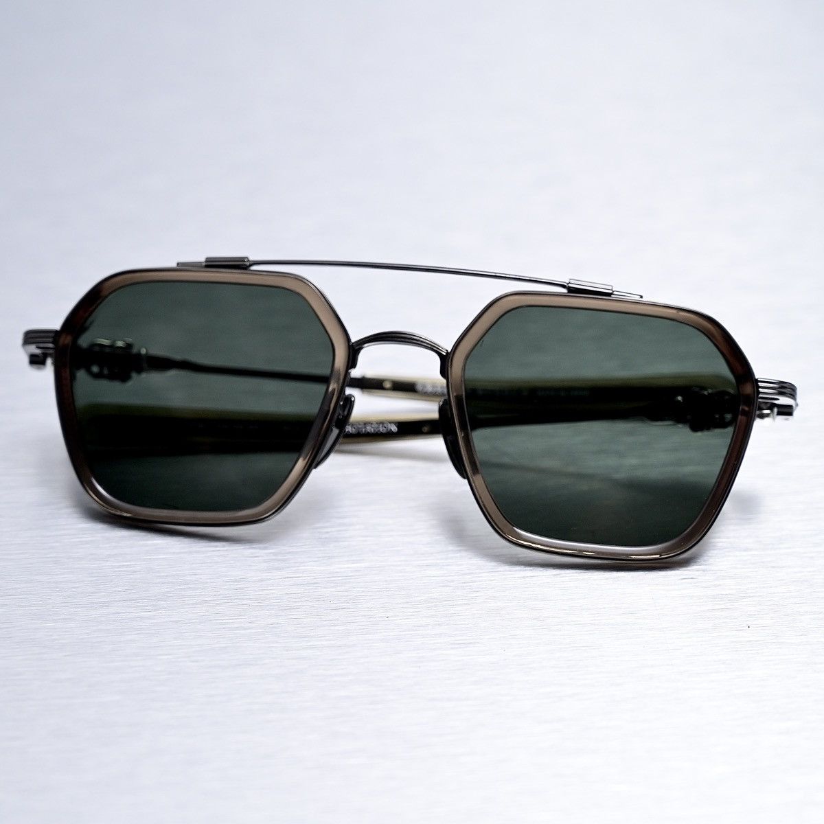 Chrome Hearts CHROME HEARTS HOTATION ARMY/GUNMETAL-ARMY SUNGLASSES Size ONE SIZE - 6 Thumbnail