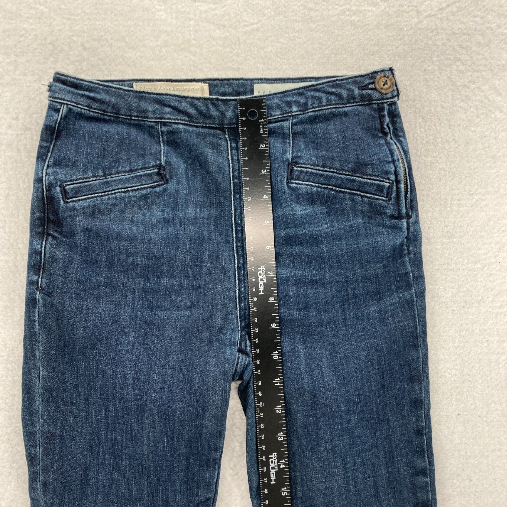 Vintage Pilcro and the Letterpress Jeans Women's 26 High Rise Denim Legging Dark Wash Size 26" / US 2 / IT 38 - 7 Thumbnail