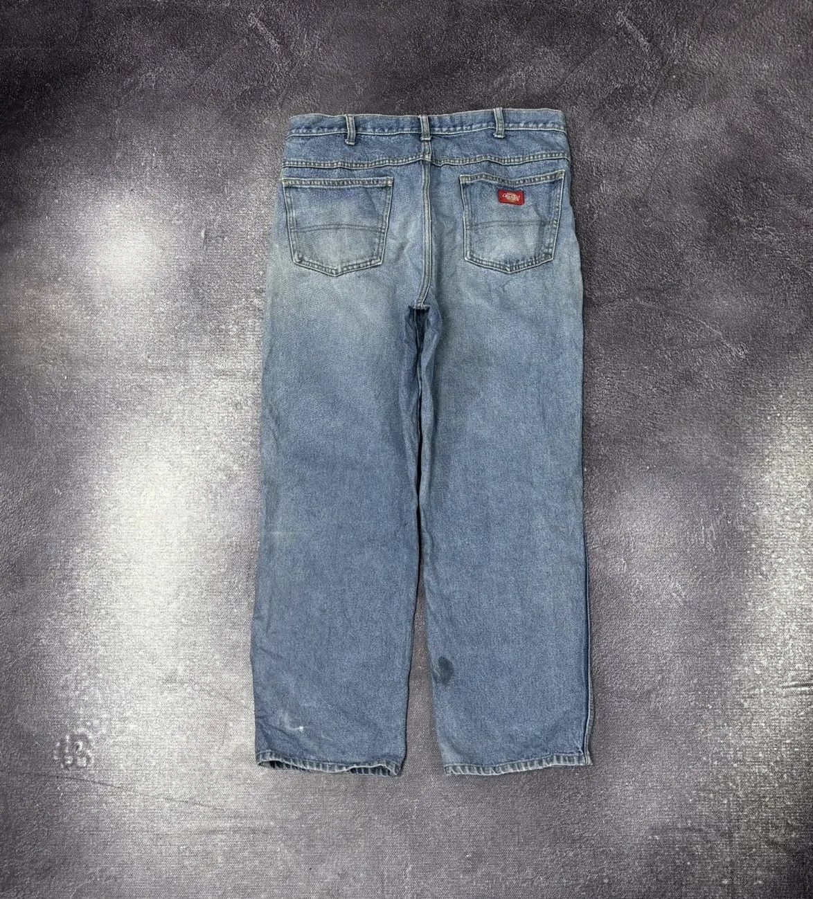 Dickies × Vintage Vintage Dickies Light Blue Loose Fit American Denim Jeans Size US 34 / EU 50 - 1 Thumbnail