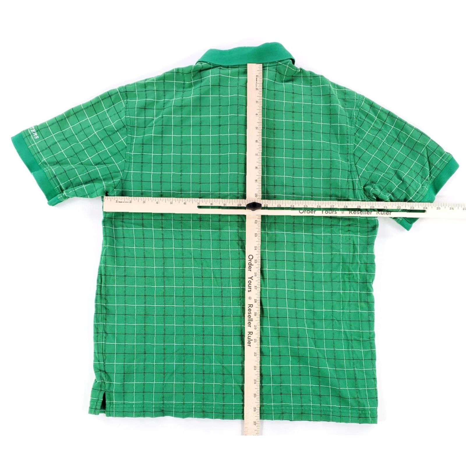 Vintage Masters Collection Polo Shirt Green Short Sleeve Mens M 60s Two-Ply Mercerized Polo Shirt Size US M / EU 48-50 / 2 - 6 Thumbnail