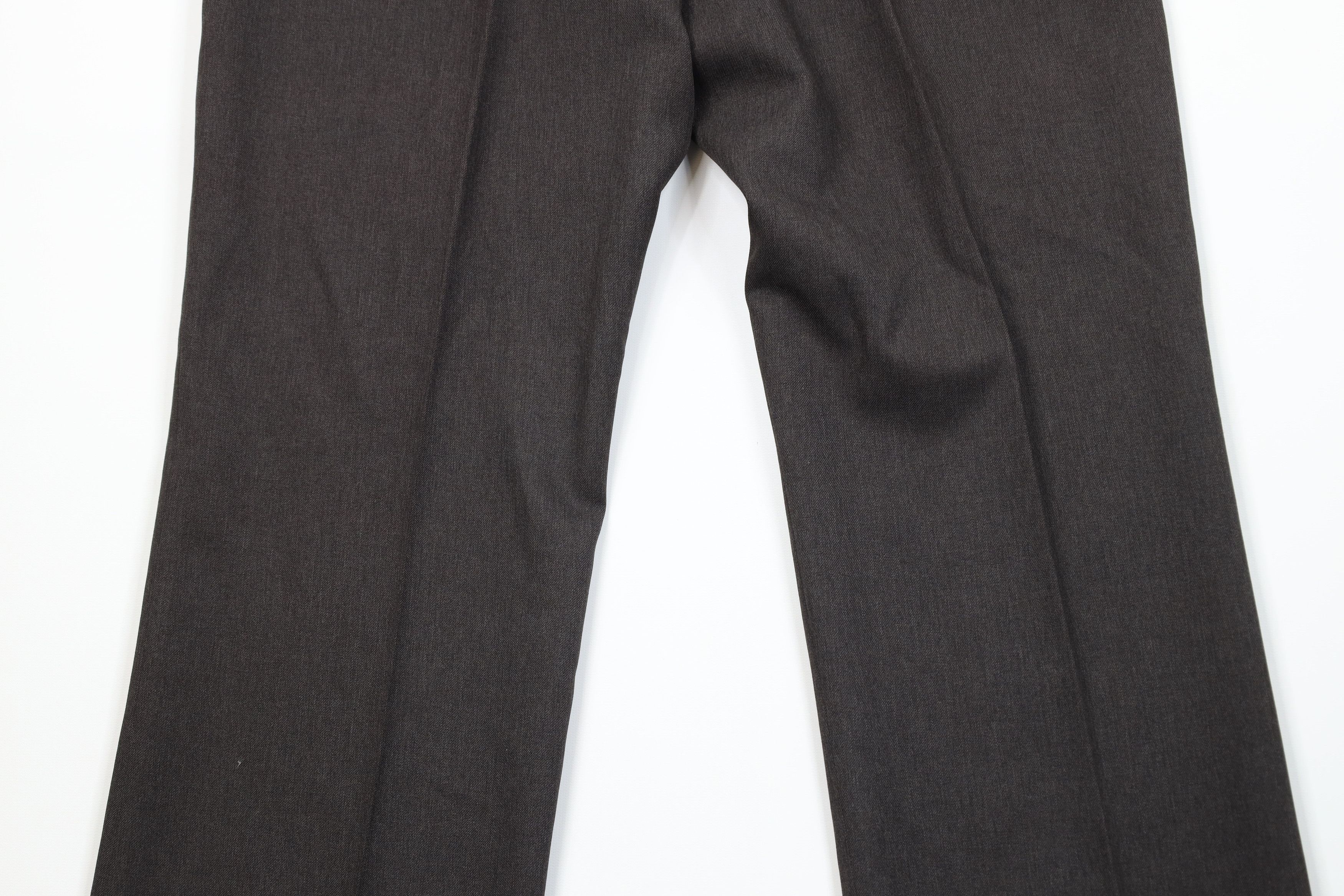 Vintage Vintage 70s Streetwear Wide Leg Chino Pants Dark Brown USA Size US 36 / EU 52 - 13 Thumbnail