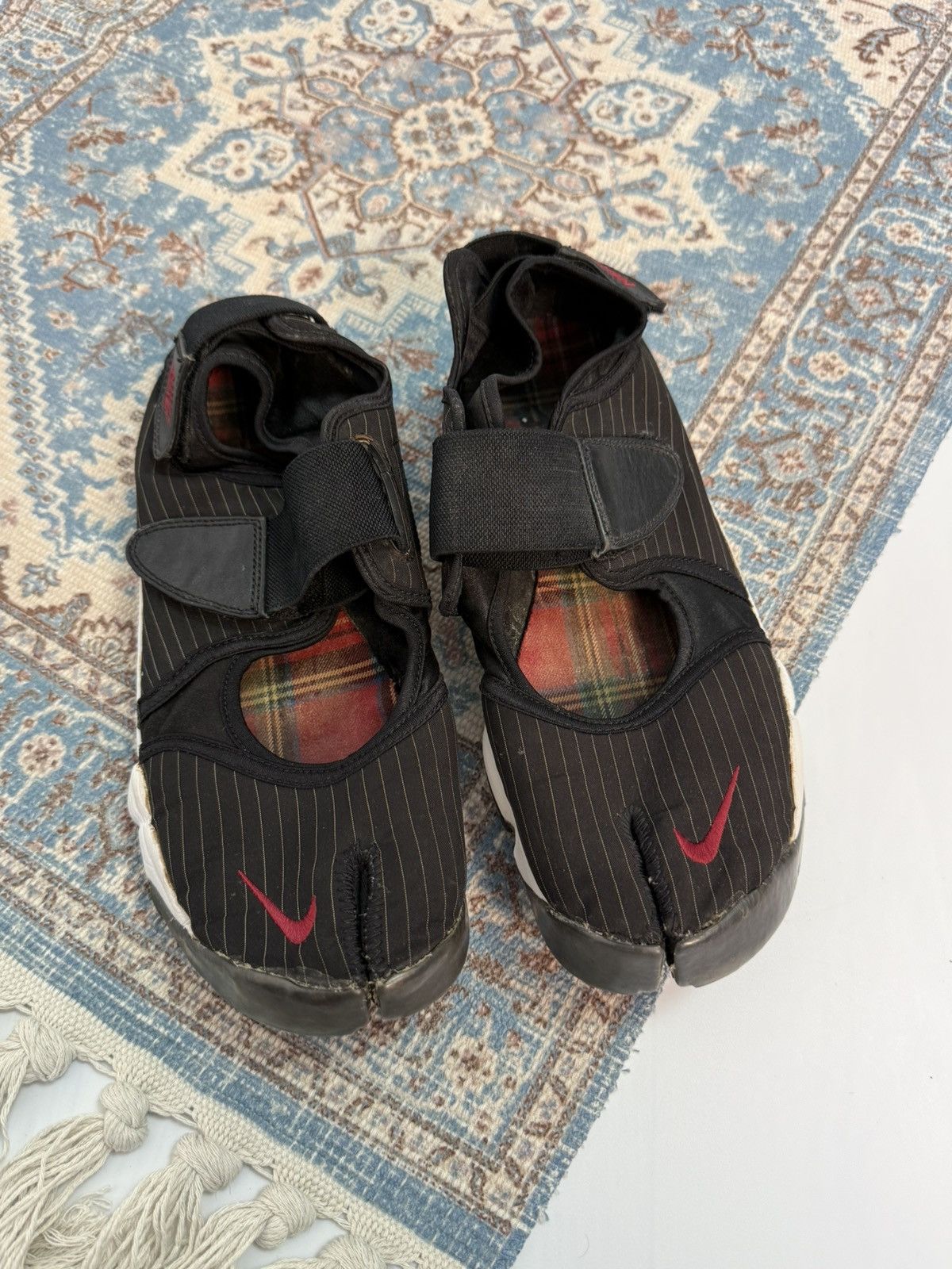 Nike Vintage 2000s Nike Air Rift Tabi Ninja Japanese Shoes 45,5 Size US 13 / EU 46 - 3 Thumbnail