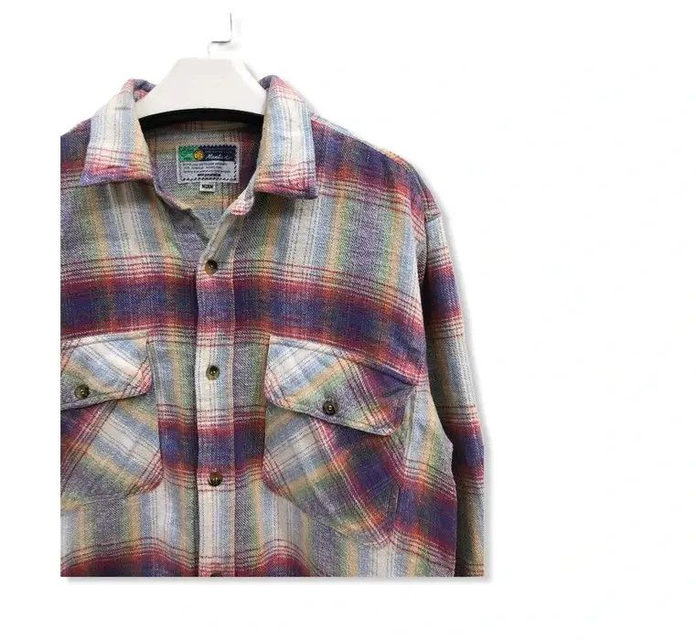 Flannel × Vintage Vintage Montare Plaid Tartan Flannel Shirt 👕 Size US M / EU 48-50 / 2 - 2 Thumbnail