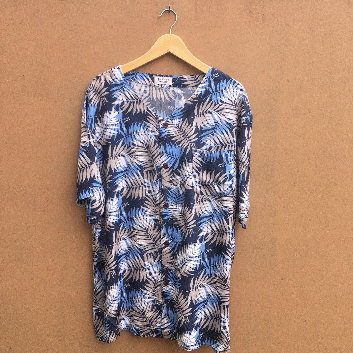 James Jean James dean collarless rayon shirt Size US XL / EU 56 / 4 - 1 Thumbnail