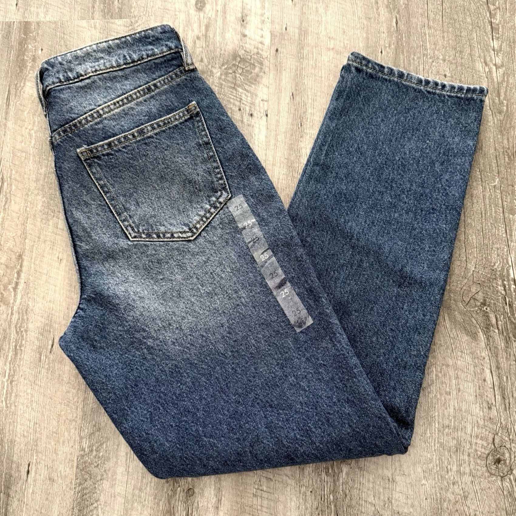 Pacsun VINTAGE Pacsun Mom Jeans Womens 25 Blue Medium Wash Denim 100% Cotton High Rise NEW Size 42" / US 20 - 5 Thumbnail