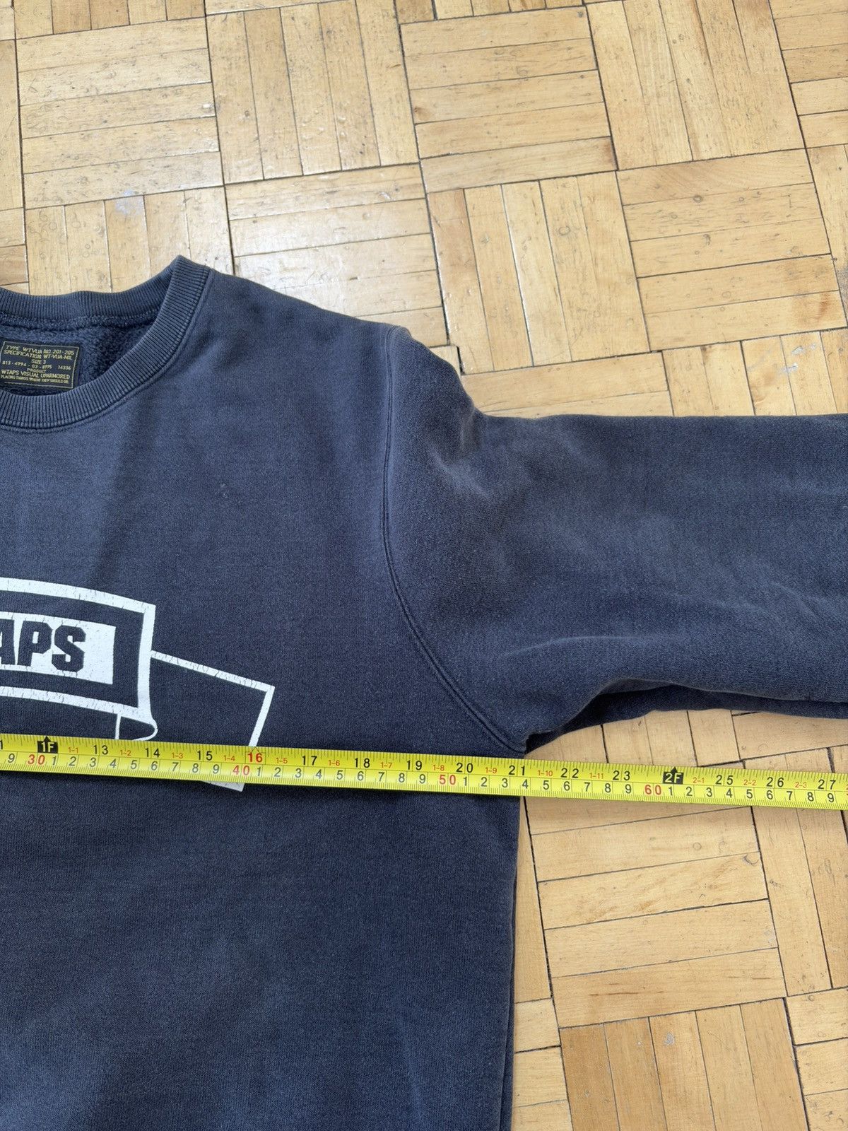 Wtaps Wtaps Made in Japan Fade Black Sweatshirt Size US M / EU 48-50 / 2 - 8 Thumbnail