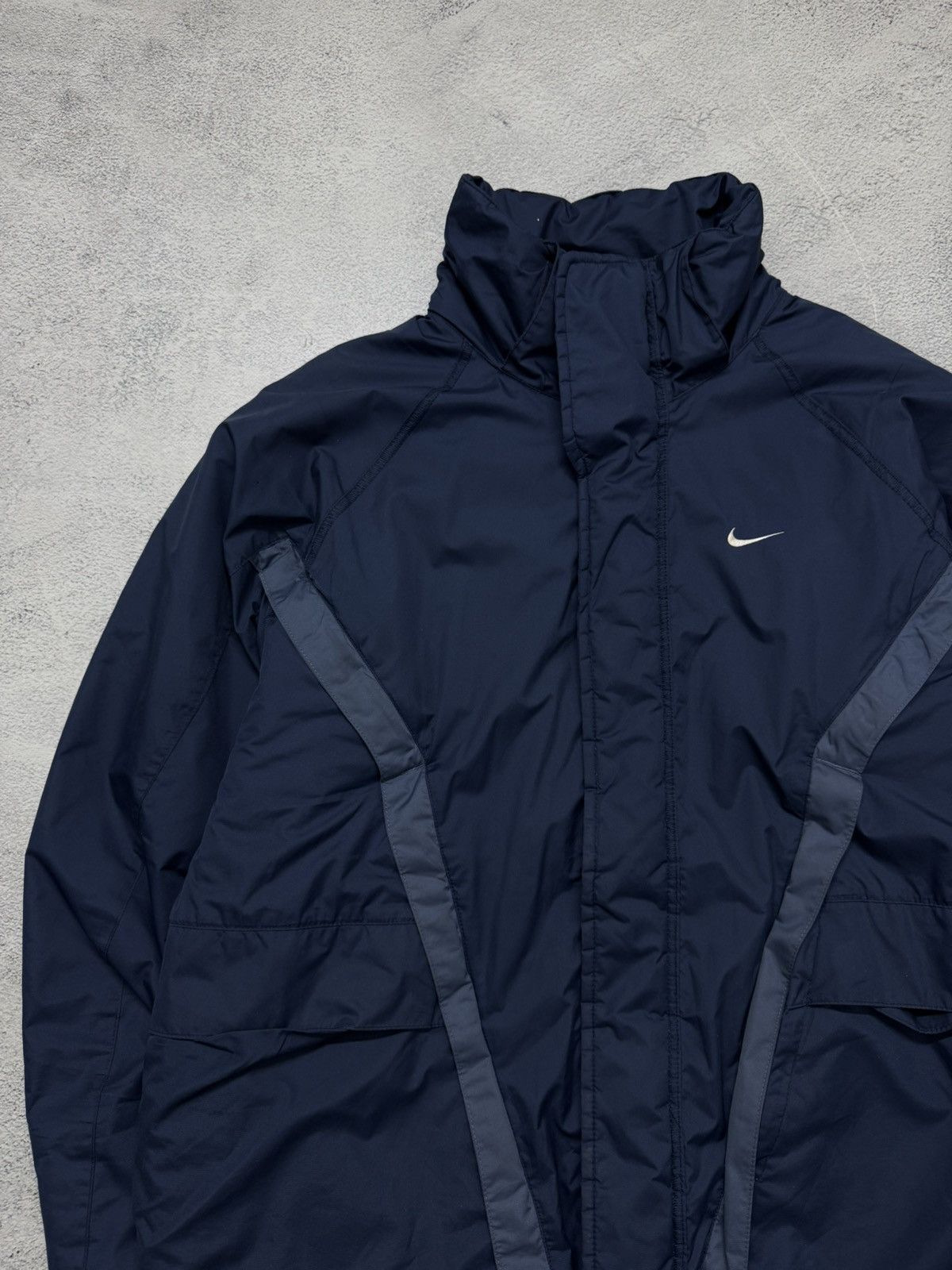 Nike Vintage Y2K Nike Nylon Mini Swoosh Jacket 00’s Size US M / EU 48-50 / 2 - 6 Thumbnail
