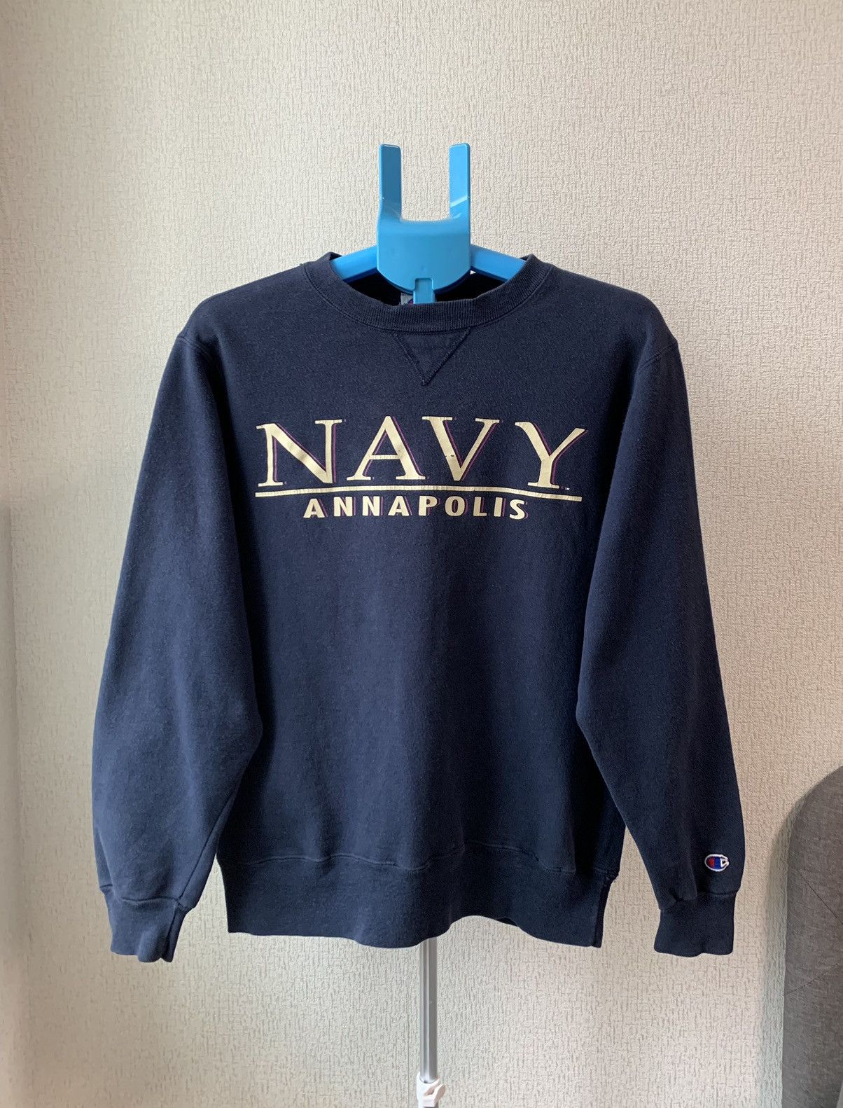 Champion Champion Navy Annapolis vintage sweatshirt made in USA Size US M / EU 48-50 / 2 - 1 Thumbnail