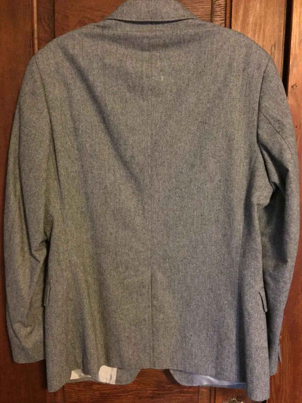 Banana Republic Banana Republic Grey Cotton Blazer 38S Size 38S - 4 Thumbnail