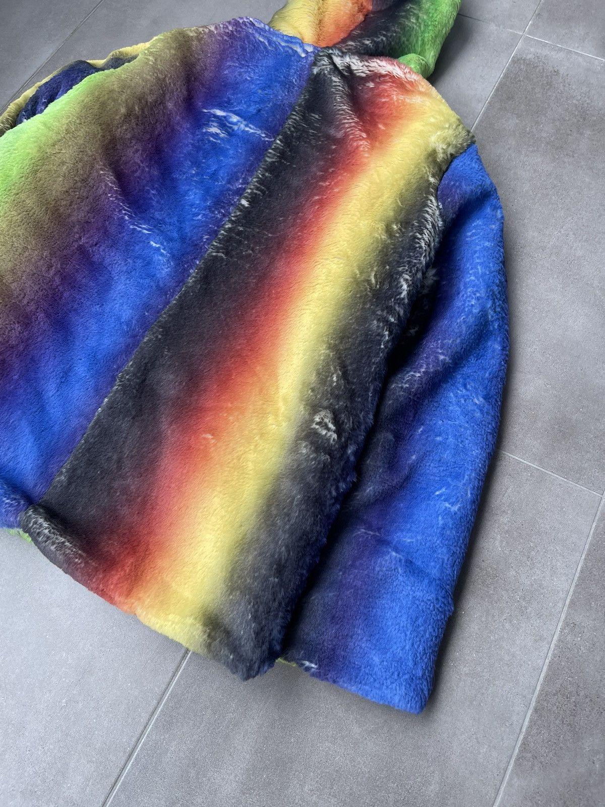 Other UK !DS! SS23 AGR Gradient Faux Fur Jacket Size US M / EU 48-50 / 2 - 14 Thumbnail