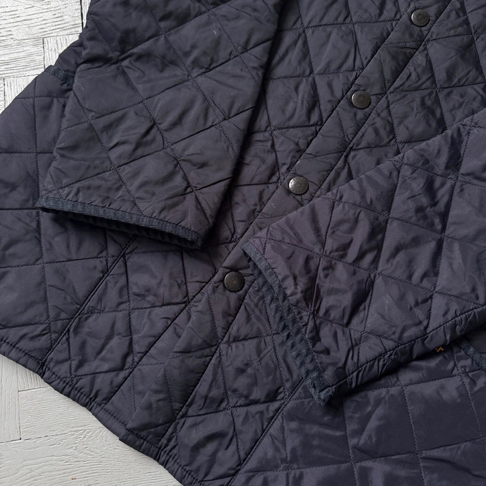 Barbour Barbour Traditional Quilted Liddesdale Jacket Corduroy Neck Size US S / EU 44-46 / 1 - 5 Thumbnail