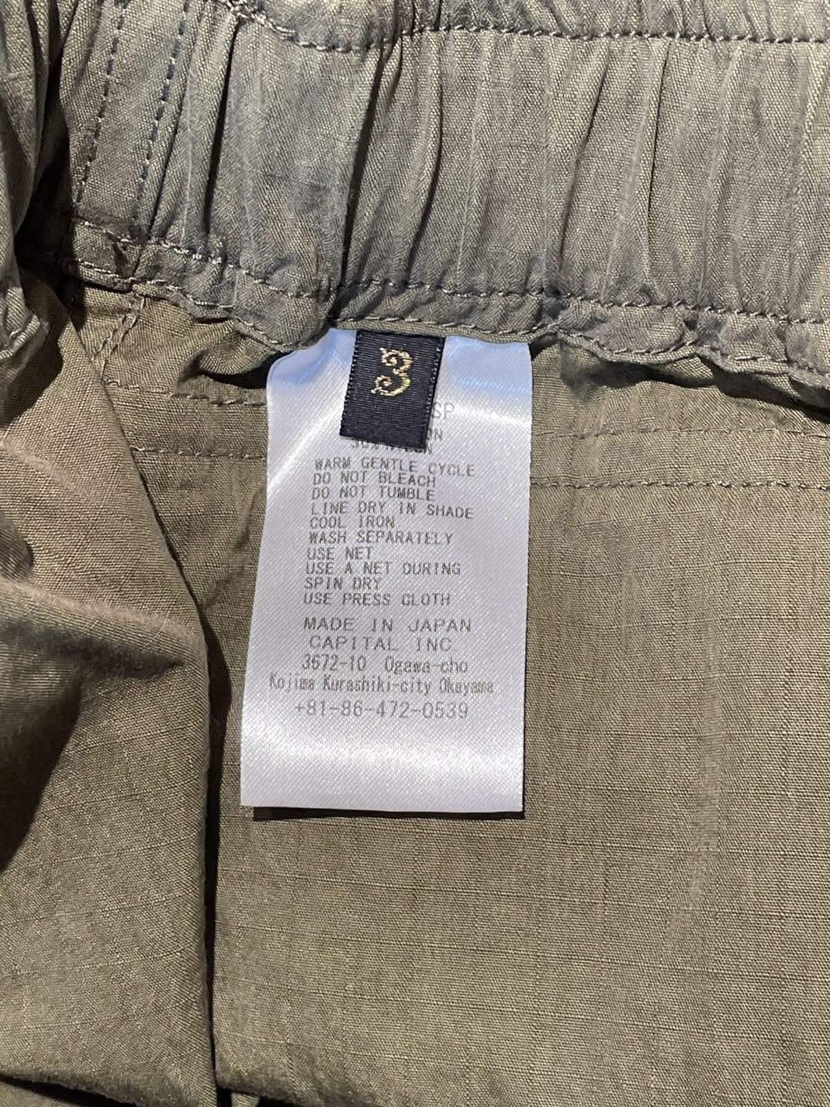 Japanese Brand Kapital Kountry Ripstop Nam Shorts Size US 32 / EU 48 - 2 Thumbnail