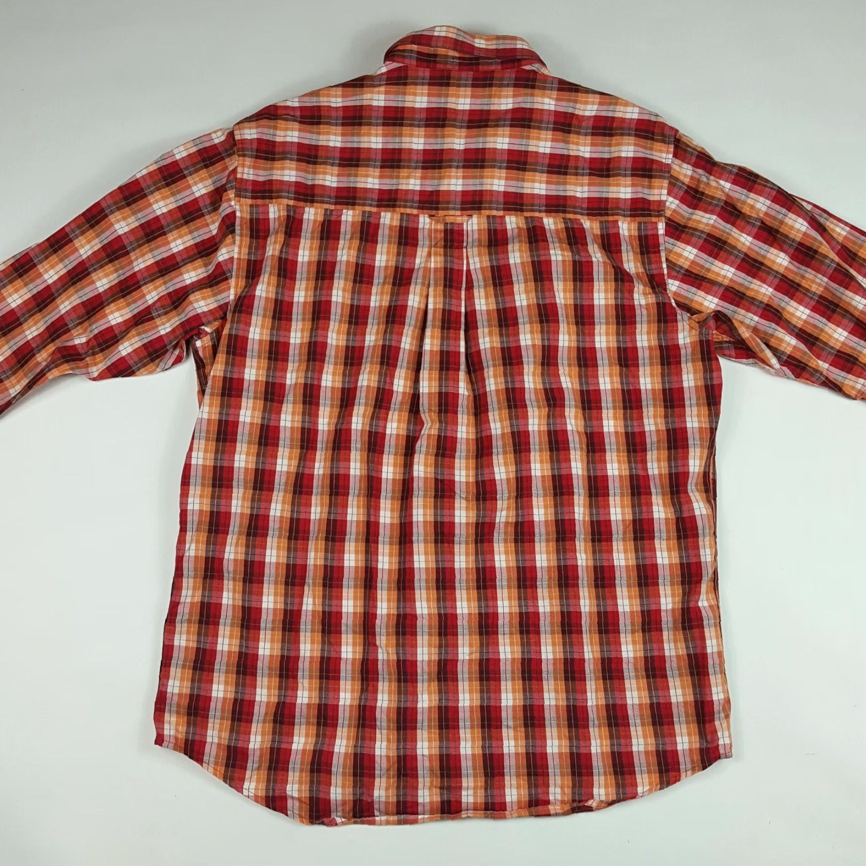 Vintage VINTAGE Duck Head Plaid Men's XL Long Sleeve Button-Up Work Shirt Size 46R - 7 Thumbnail