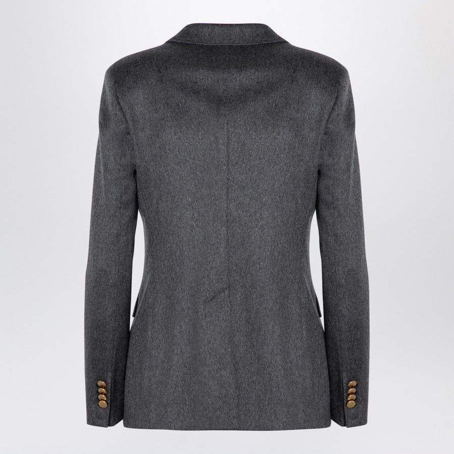 Tagliatore o1d2blof1024 Double-Breasted Cashmere Jacket In Grey Size S / US 4 / IT 40 - 2 Thumbnail