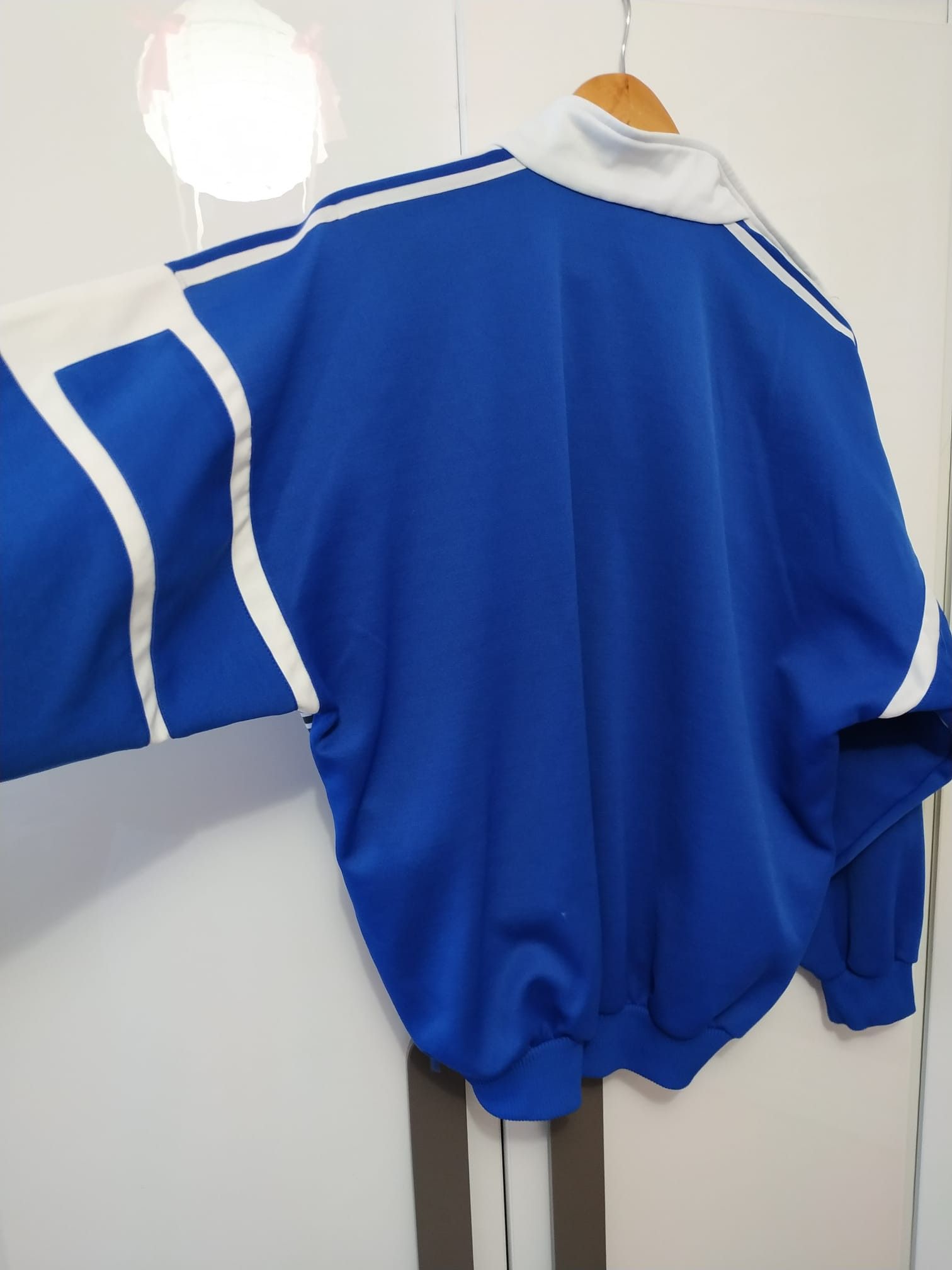 Adidas × Vintage Blue vintage Adidas sweatshirt with zip 80's 90's M Size US M / EU 48-50 / 2 - 2 Thumbnail