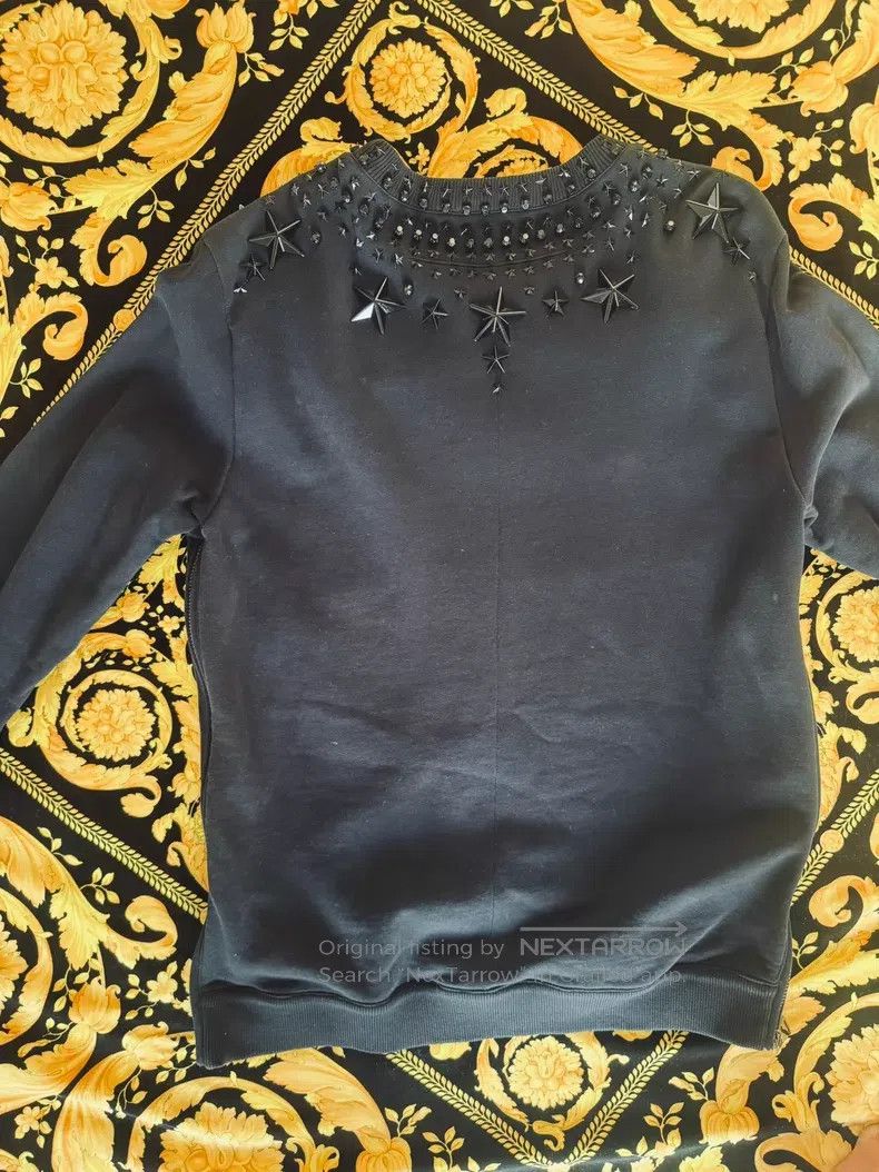 Givenchy Givenchy Black heavy star patterned sweatshirt Size US S / EU 44-46 / 1 - 2 Thumbnail