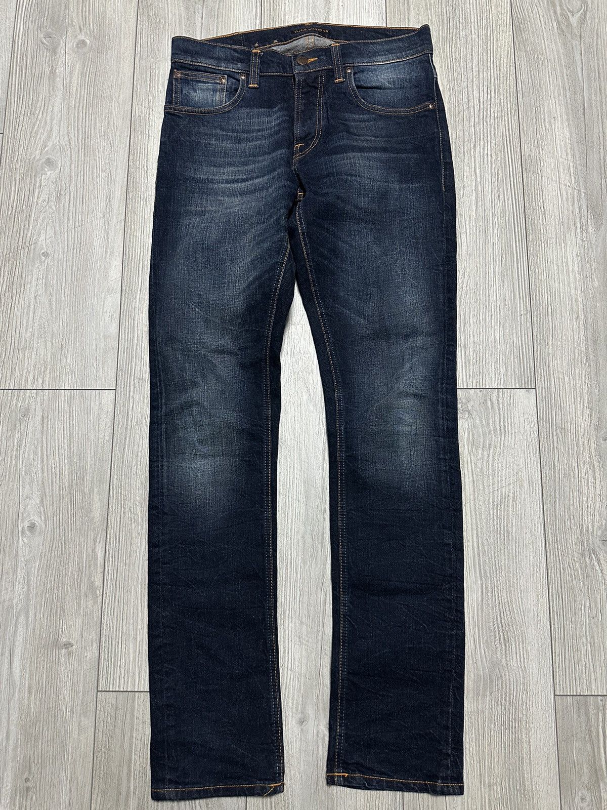 Nudie Jeans NUDIE JEANS Wash:Cloudy Steel Blue Men's Jeans Size W31 L32 Size US 31 - 3 Thumbnail