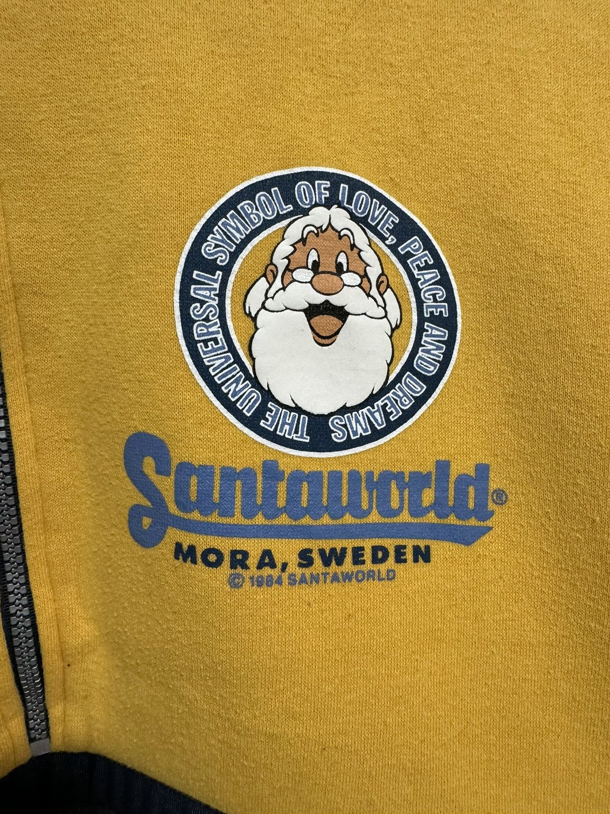 Japanese Brand × Vintage Vintage Santaworld Sweden Half Zipper Sweatshirt Size US XL / EU 56 / 4 - 3 Thumbnail