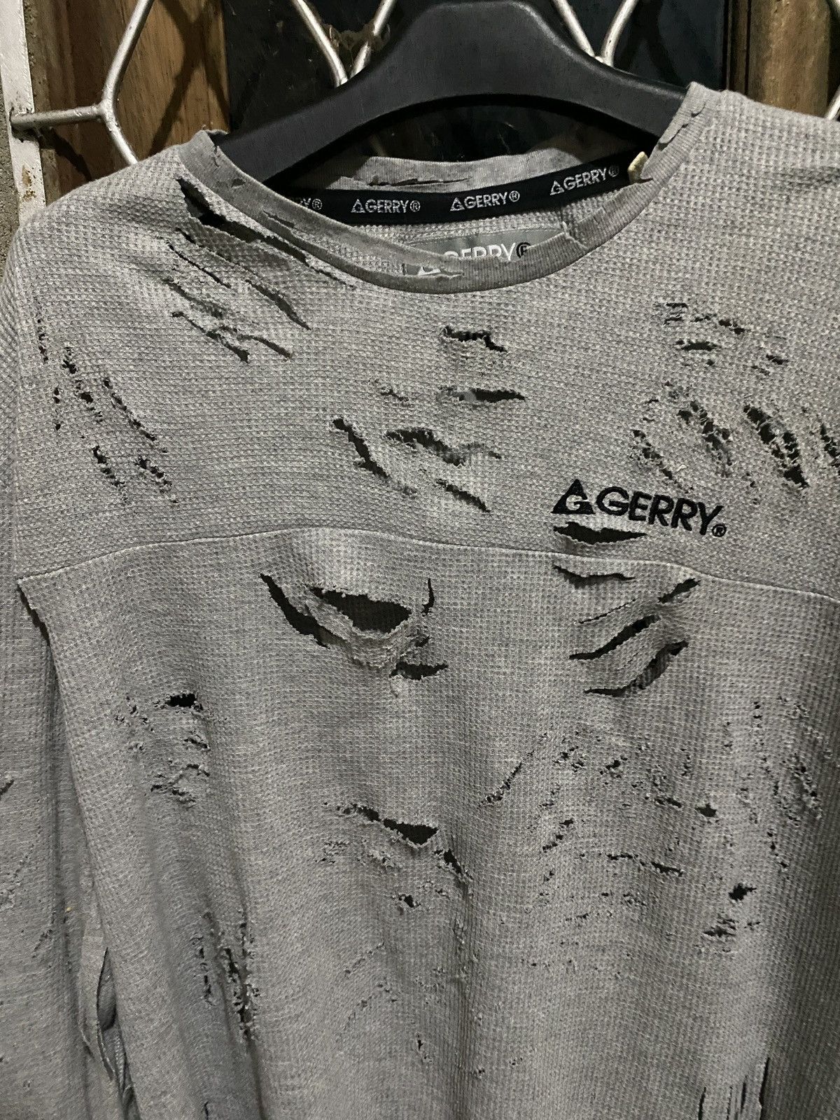 14th Addiction × If Six Was Nine × Le Grande Bleu (L.G.B.) Longsleeve Gerry Distressed Size US L / EU 52-54 / 3 - 7 Thumbnail