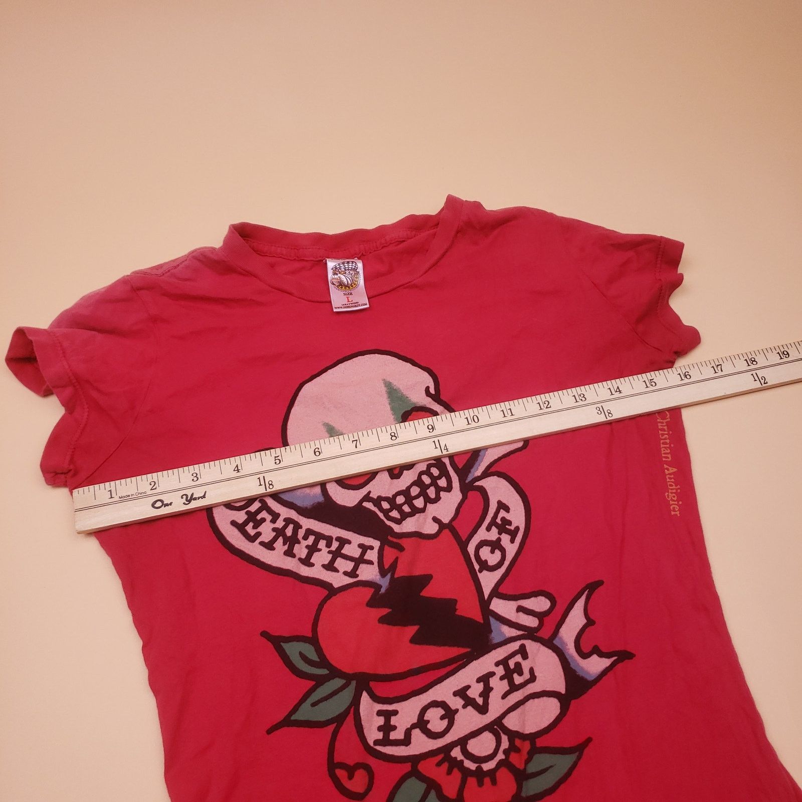 Ed Hardy Vintage y2k Ed Hardy T Shirt Dress Womens Christian Audigier Size L / US 10 / IT 46 - 13 Thumbnail