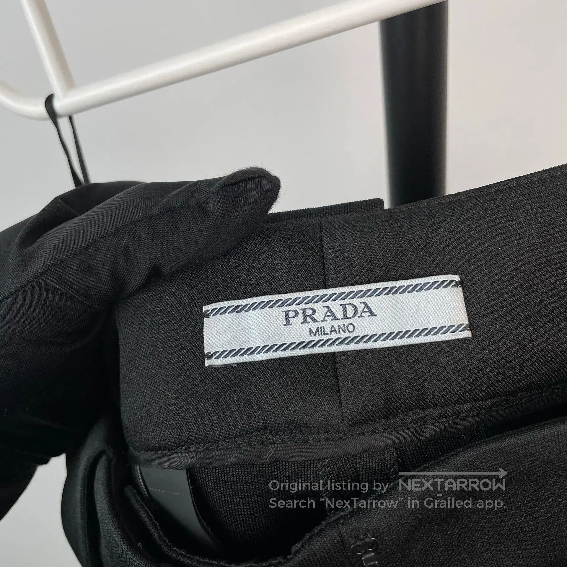 Other Prada Black Classic Triangular Logo Cycling Shorts| Size US 38 / EU 54 - 5 Thumbnail