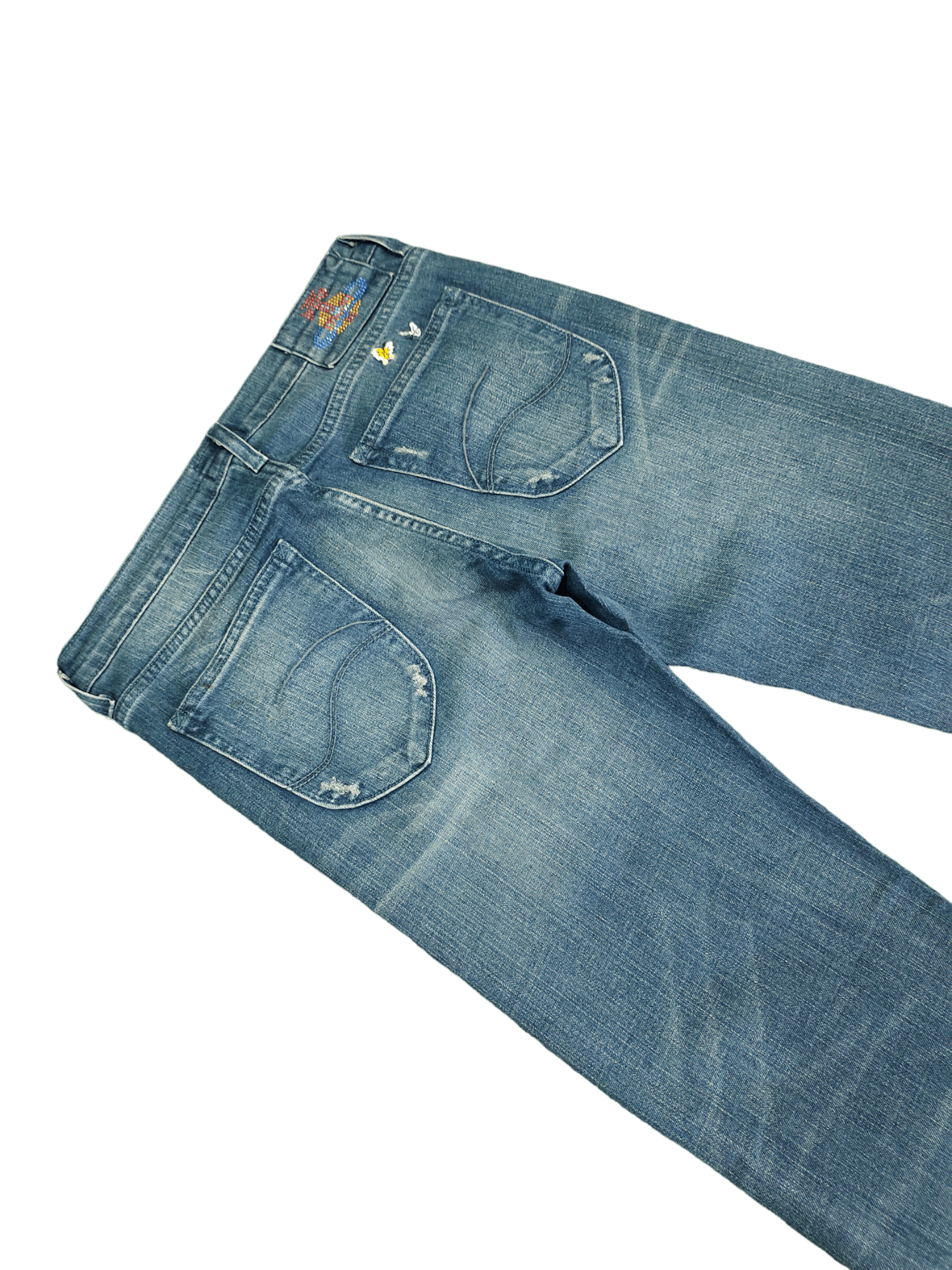 Lee × Vivienne Westwood Vivienne Westwood X Lee orb Logo Denim Pants Slim Fit Size US 30 / EU 46 - 4 Thumbnail