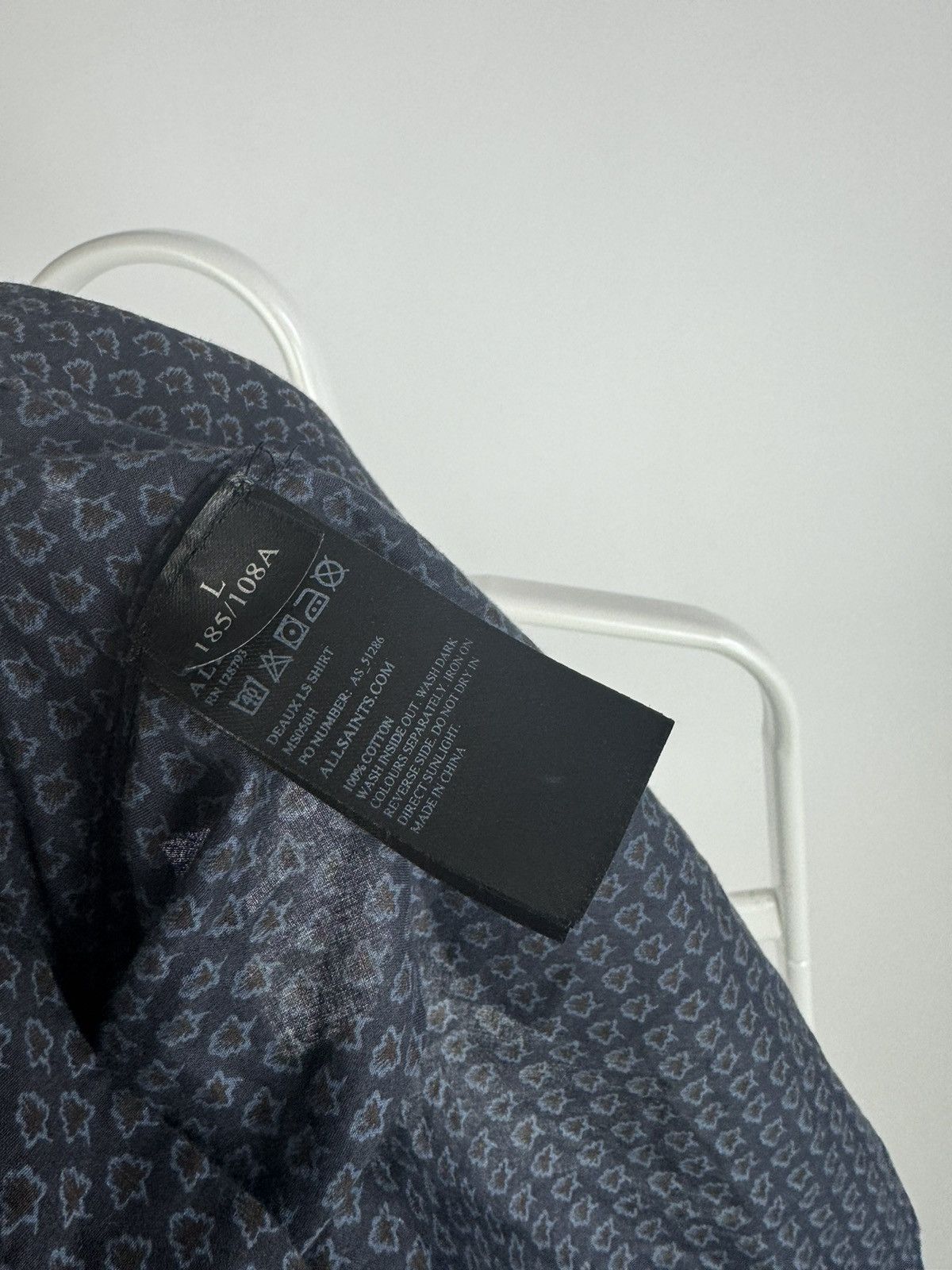 Allsaints All Saints Deaux LS Shirt Size US L / EU 52-54 / 3 - 4 Thumbnail