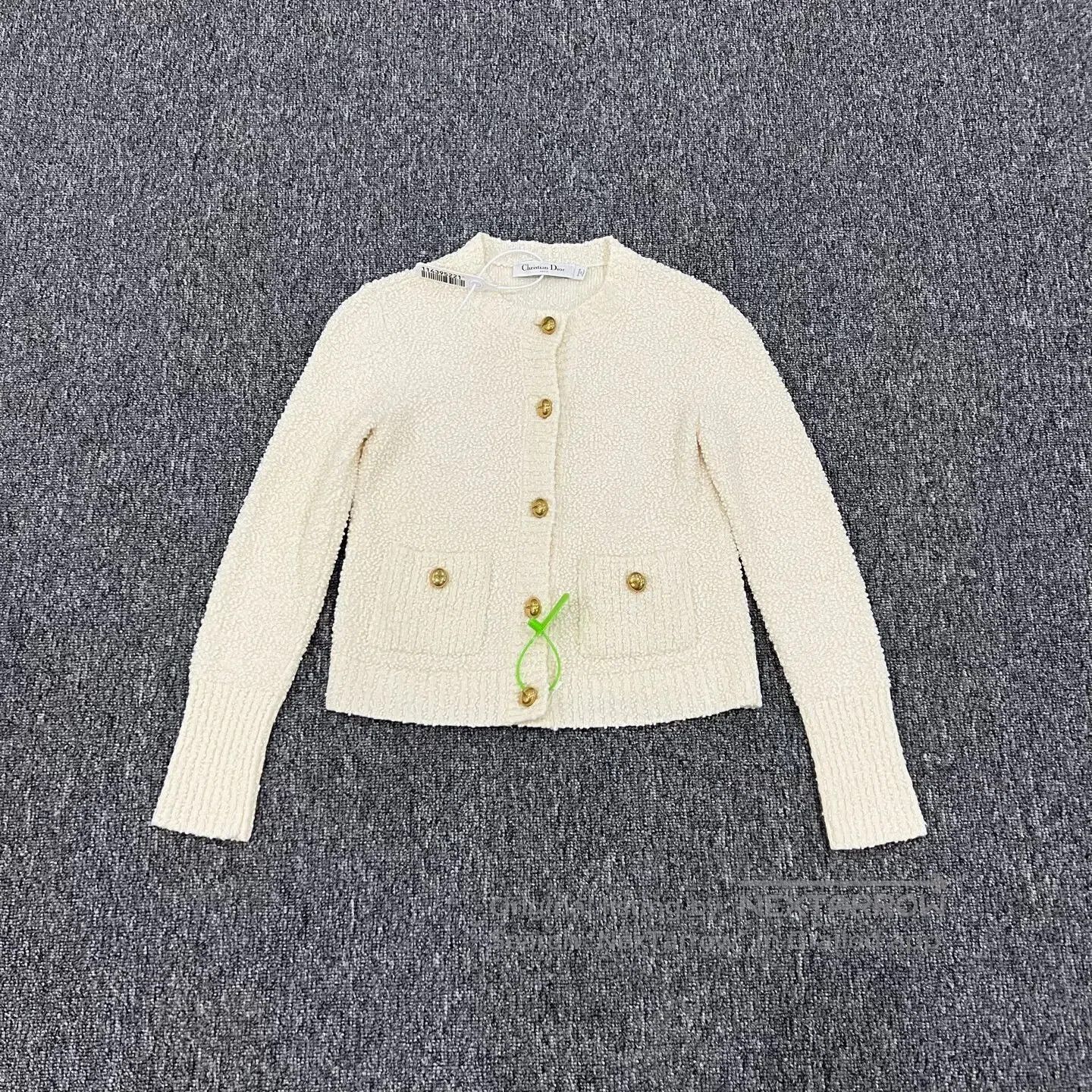 Dior Dior Beige knitted cardigan jacket| Size S / US 4 / IT 40 - 1 Thumbnail