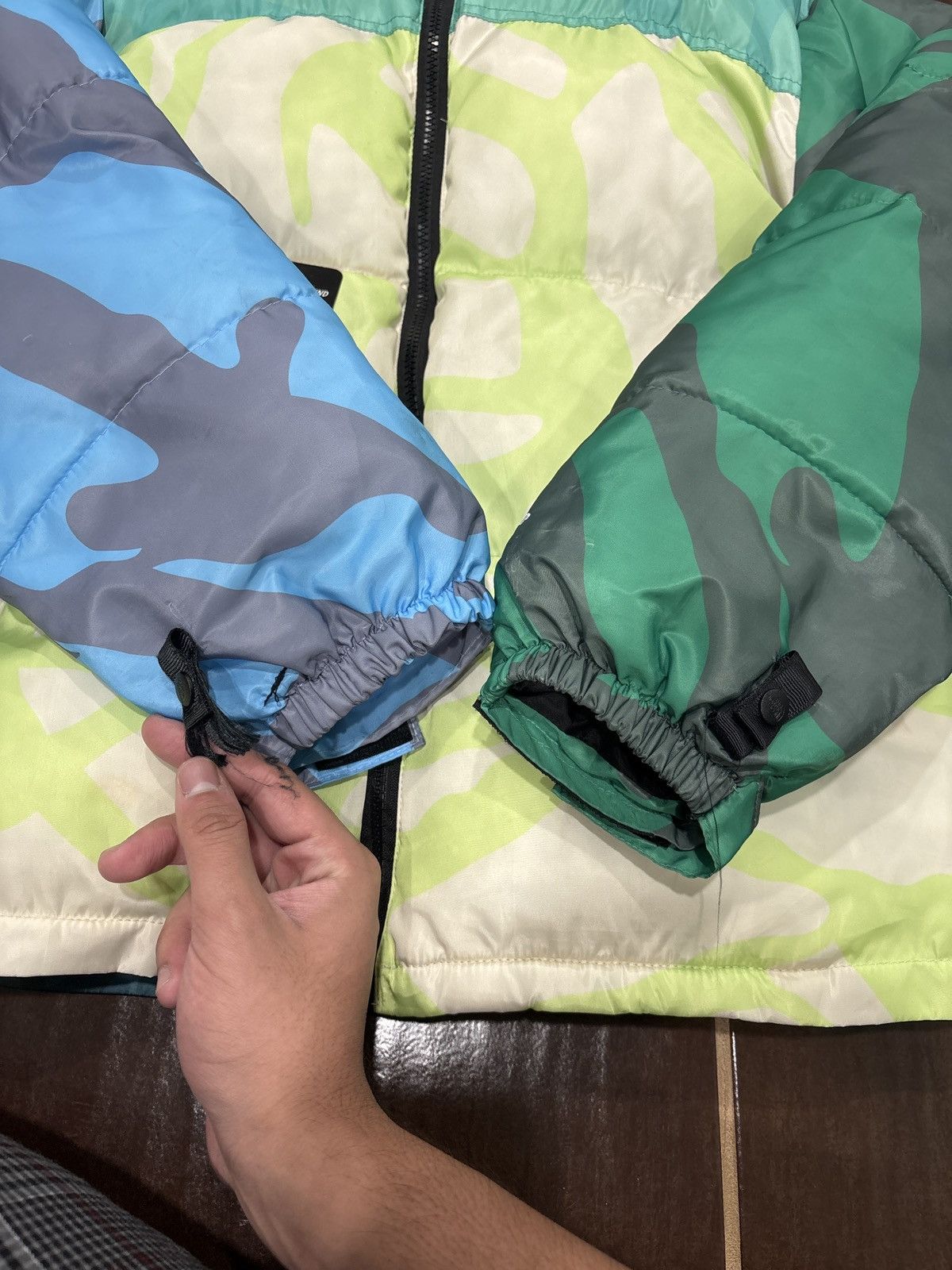 Kaws × The North Face USED Kaws x The North Face Nuptse Jacket Safety Green SZ L Size US L / EU 52-54 / 3 - 4 Thumbnail