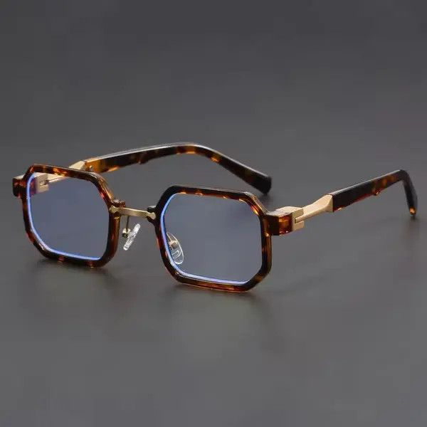 Electric Visual Kuriyama x Rena Polygonal small frame flat mirror sunglasses Size ONE SIZE - 2 Thumbnail