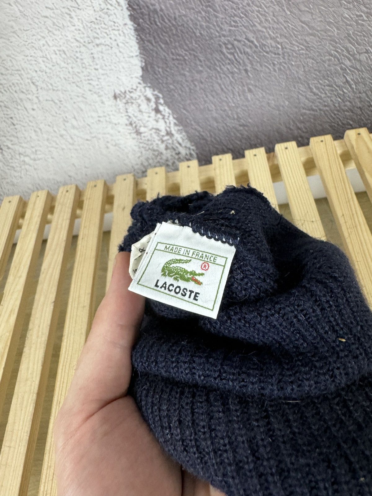 Lacoste Lacoste vintage wool blend beanie hat Size ONE SIZE - 6 Thumbnail